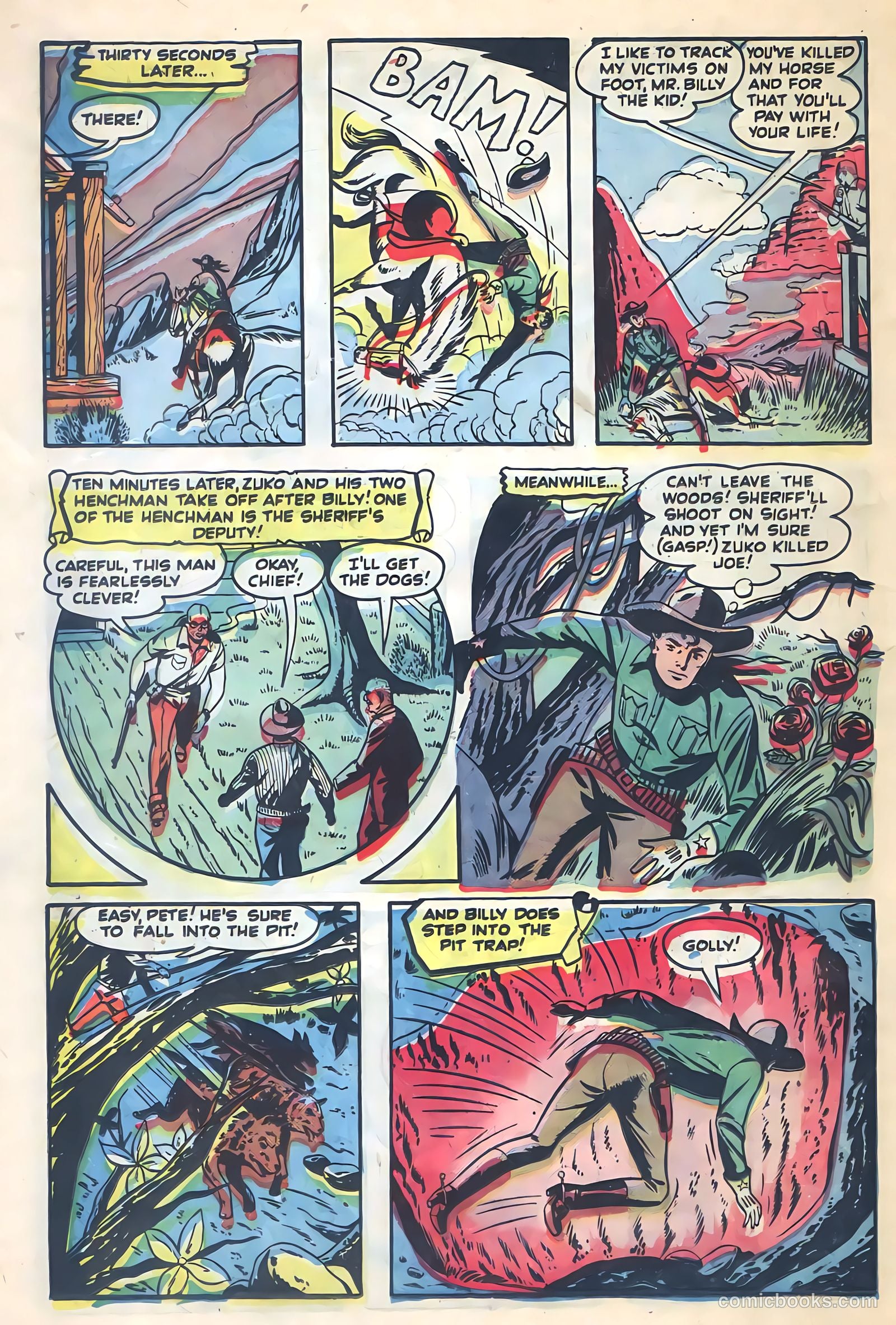 Return of the Outlaw #4 (1954) — page 24