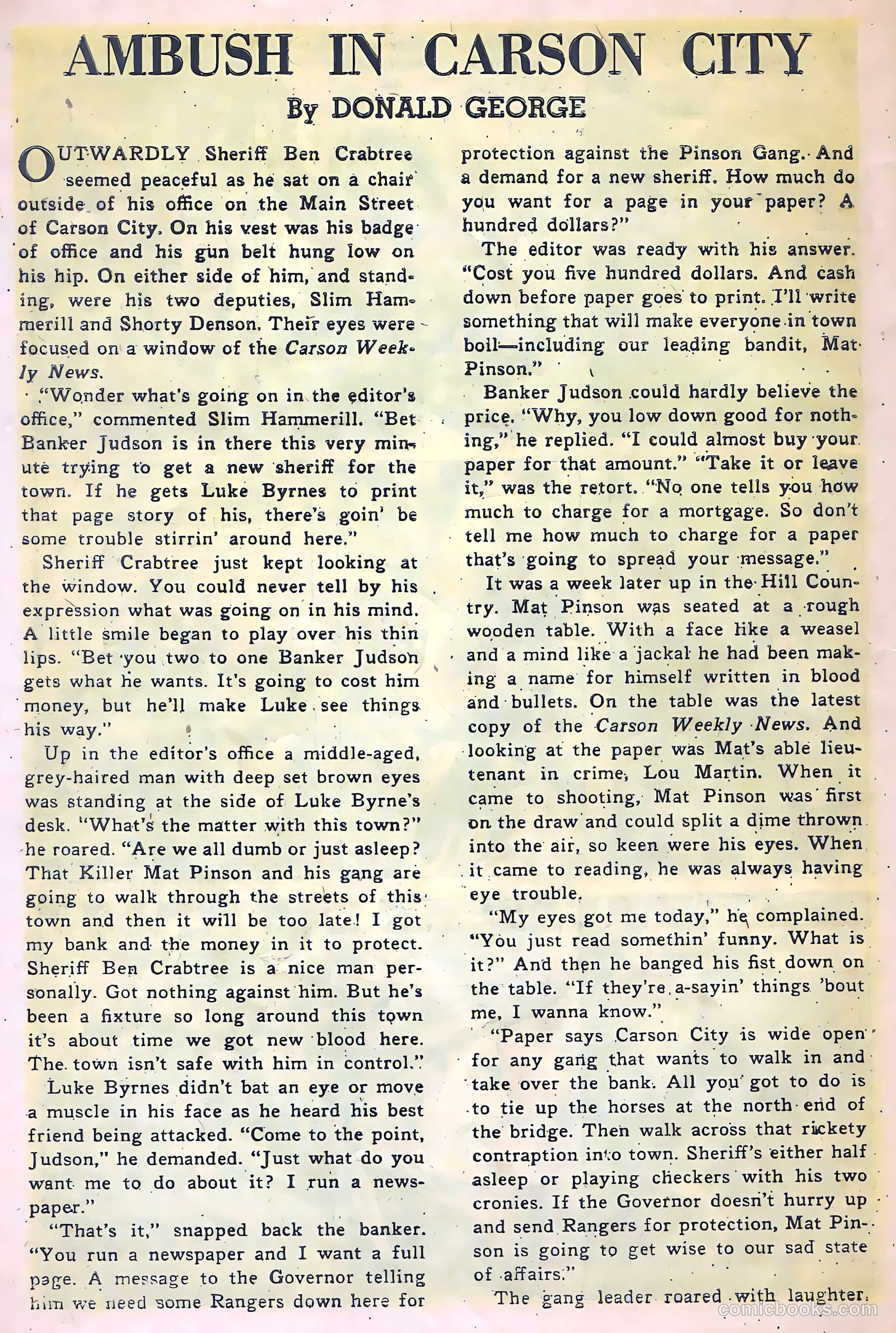Return of the Outlaw #4 (1954) — page 32