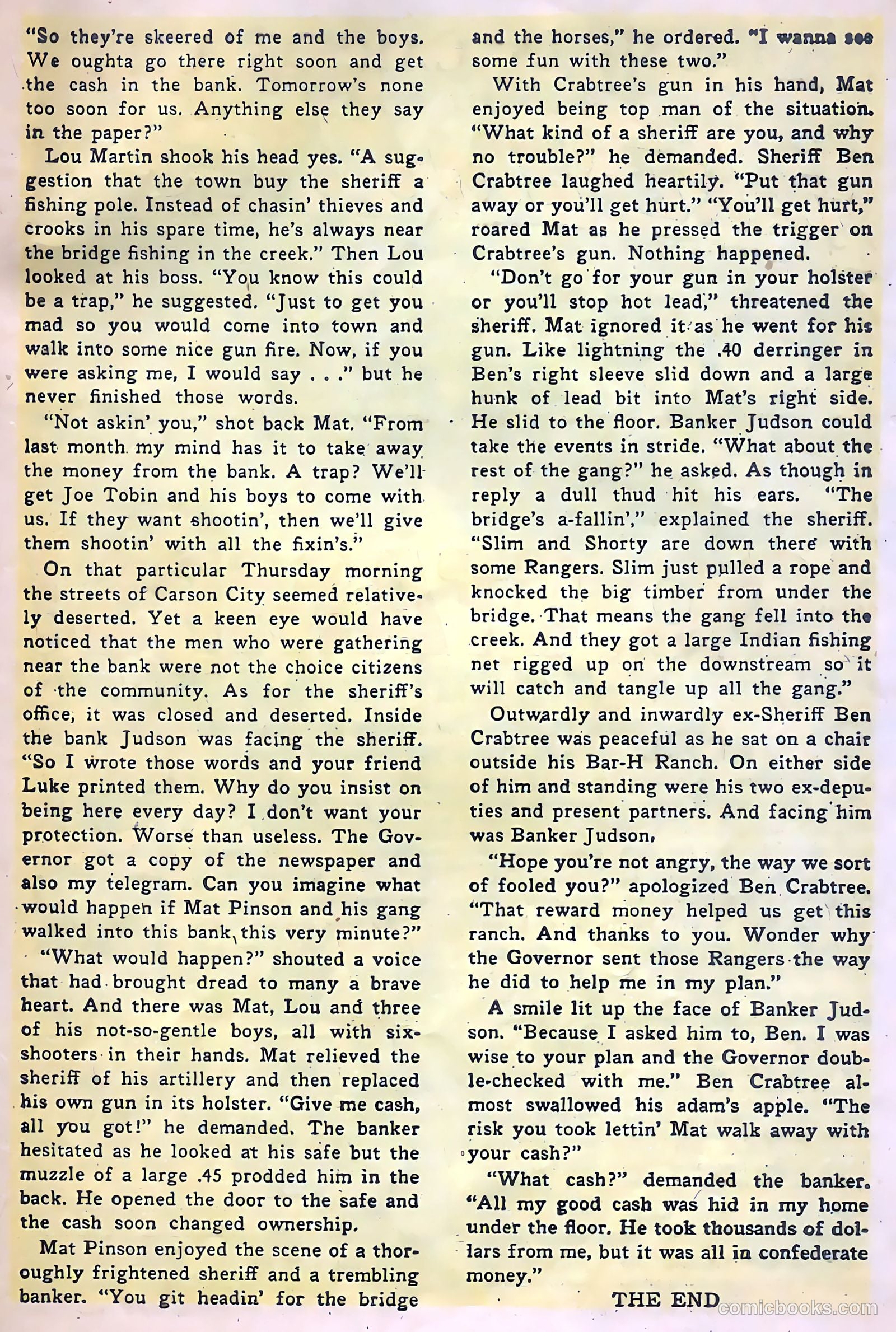 Return of the Outlaw #4 (1954) — page 33