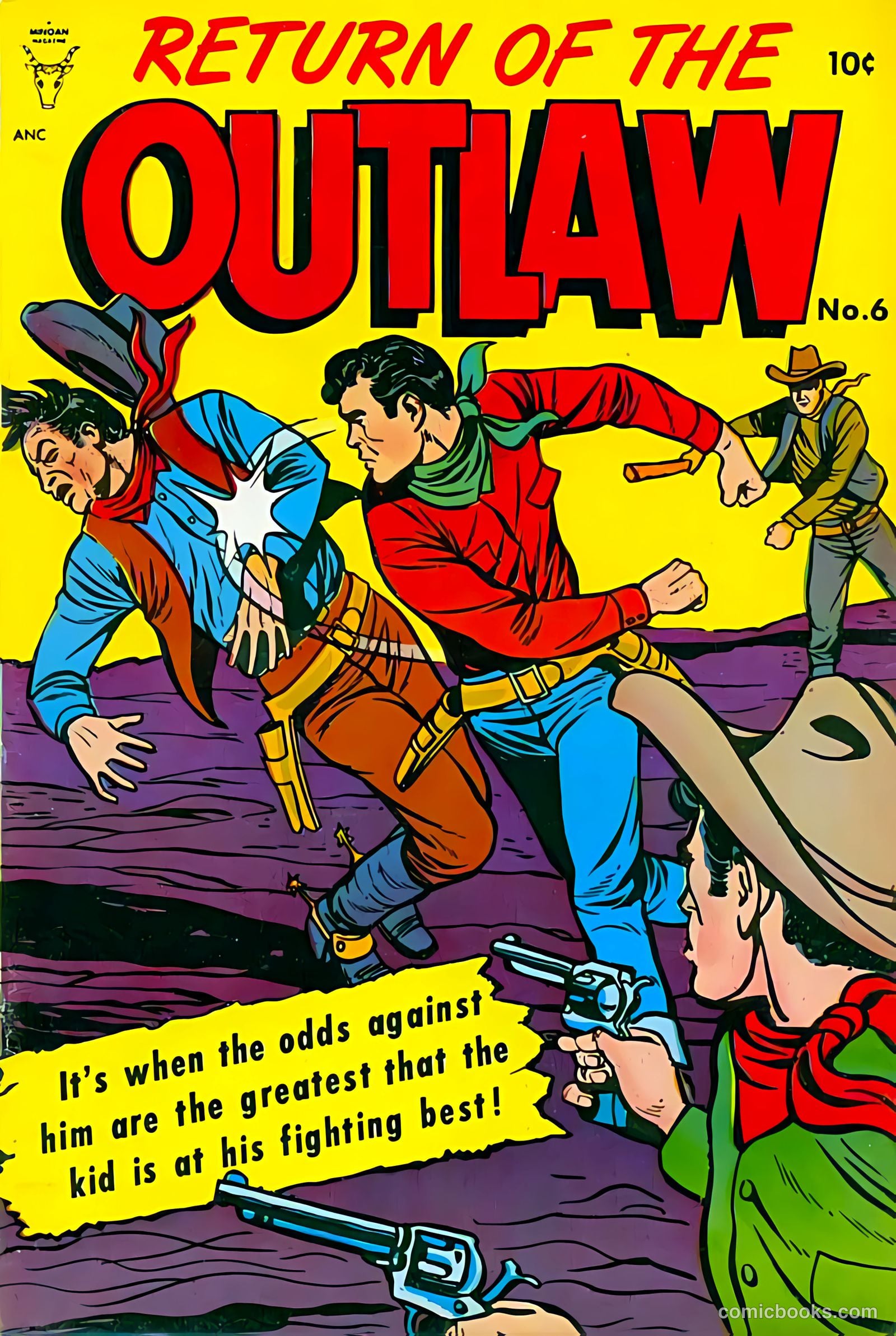 Return of the Outlaw #6 cover