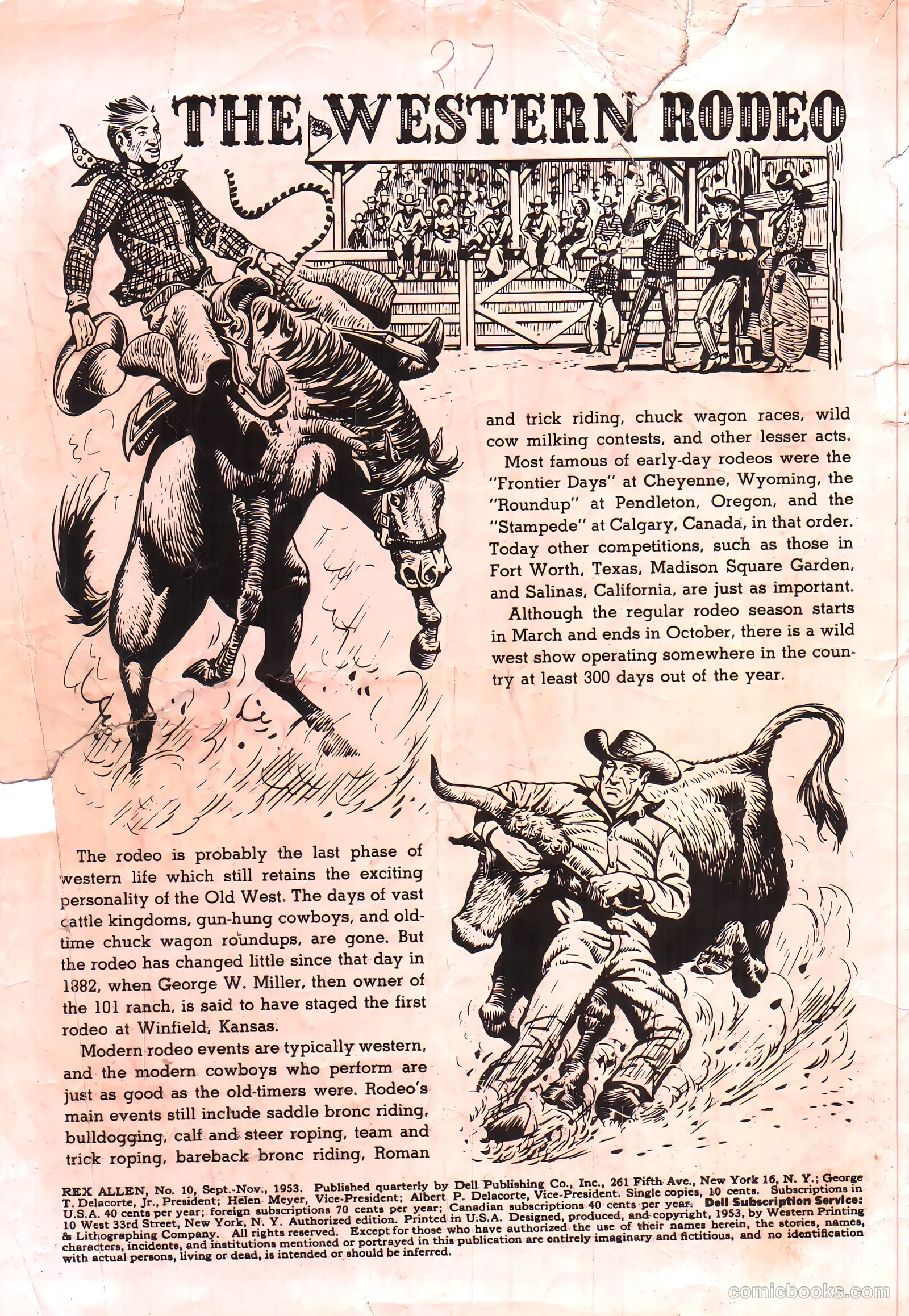 Rex Allen #10 (1953) — page 2 of 36