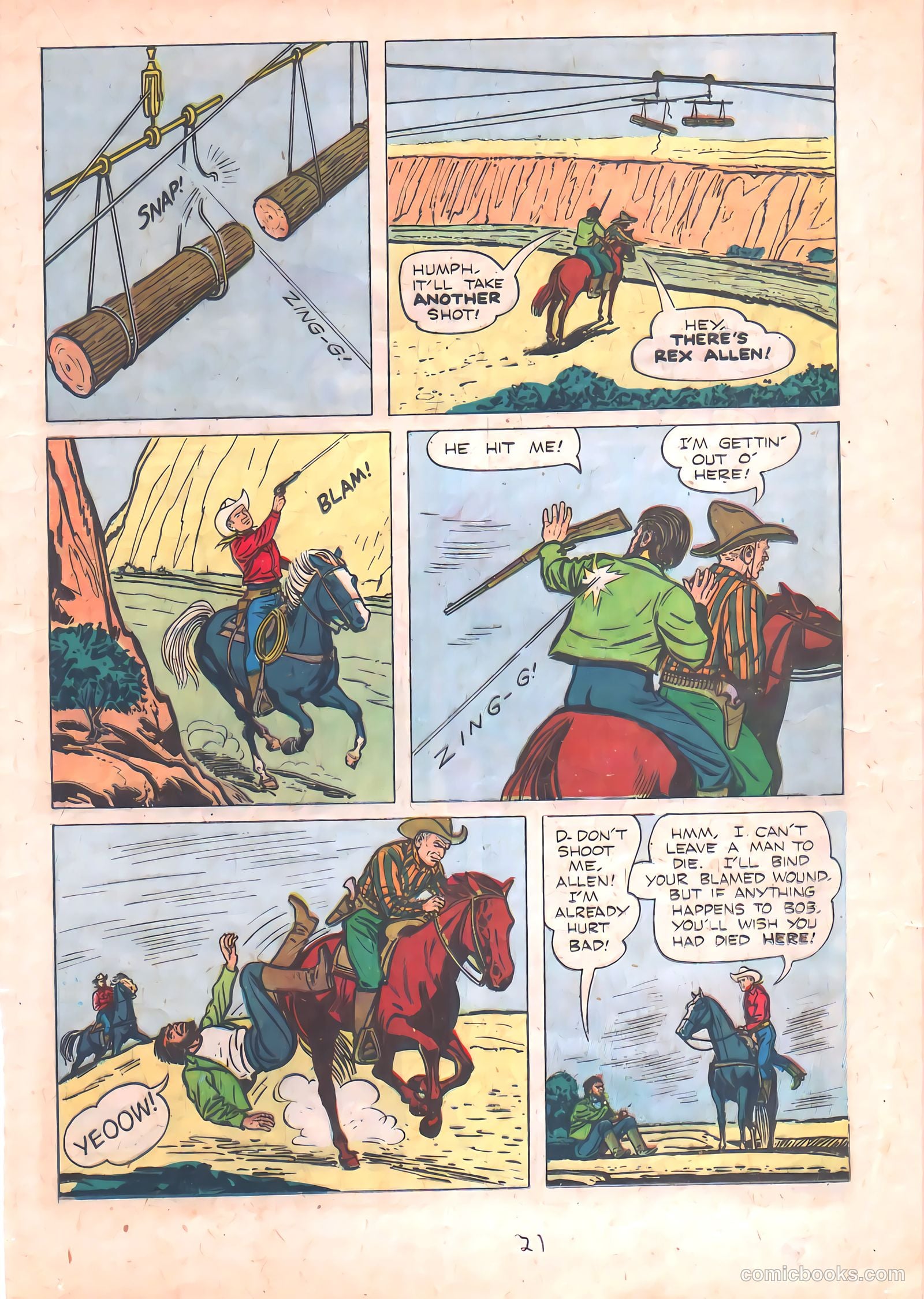 Rex Allen #10 (1953) — page 21 of 36