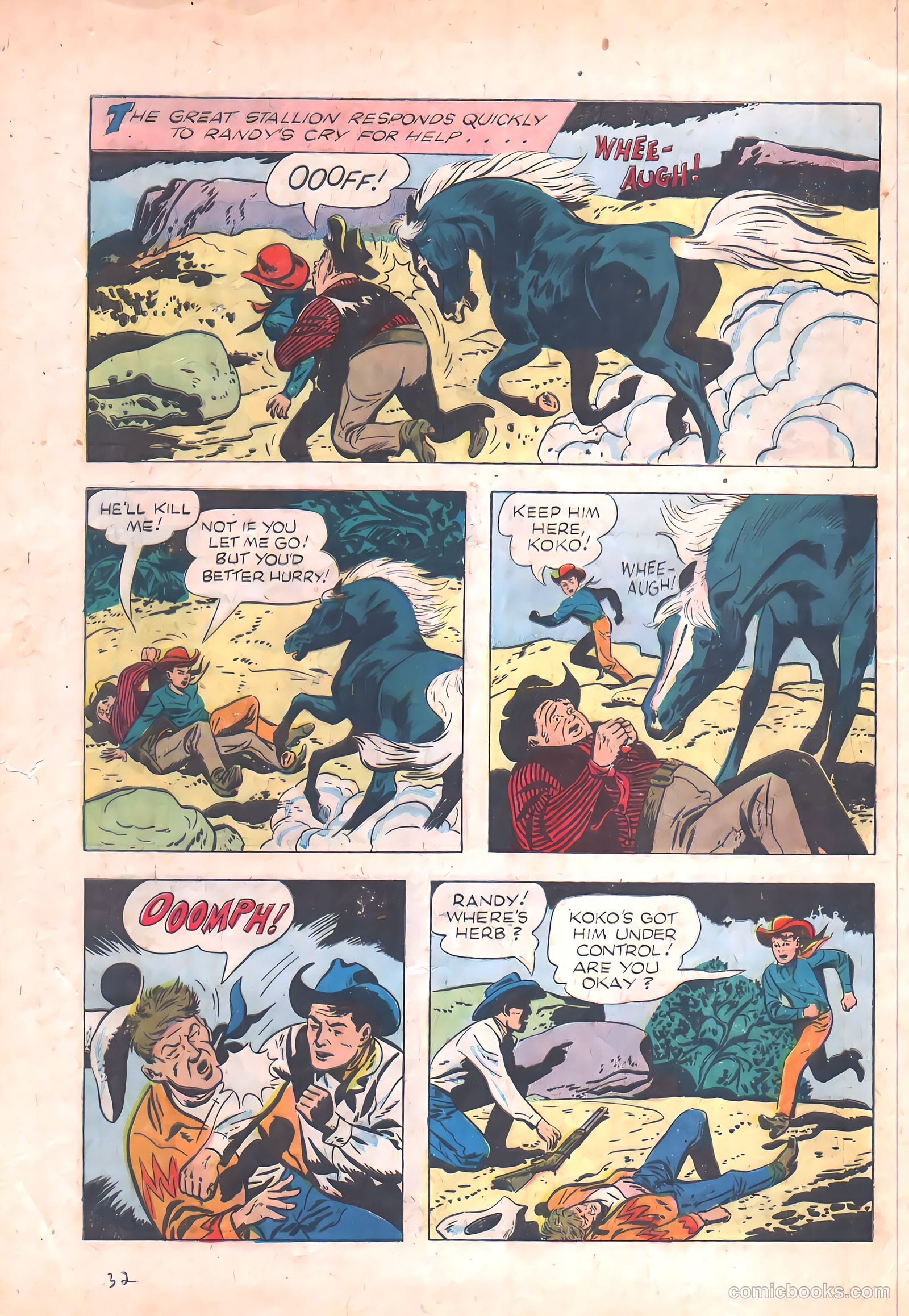Rex Allen #10 (1953) — page 32 of 36