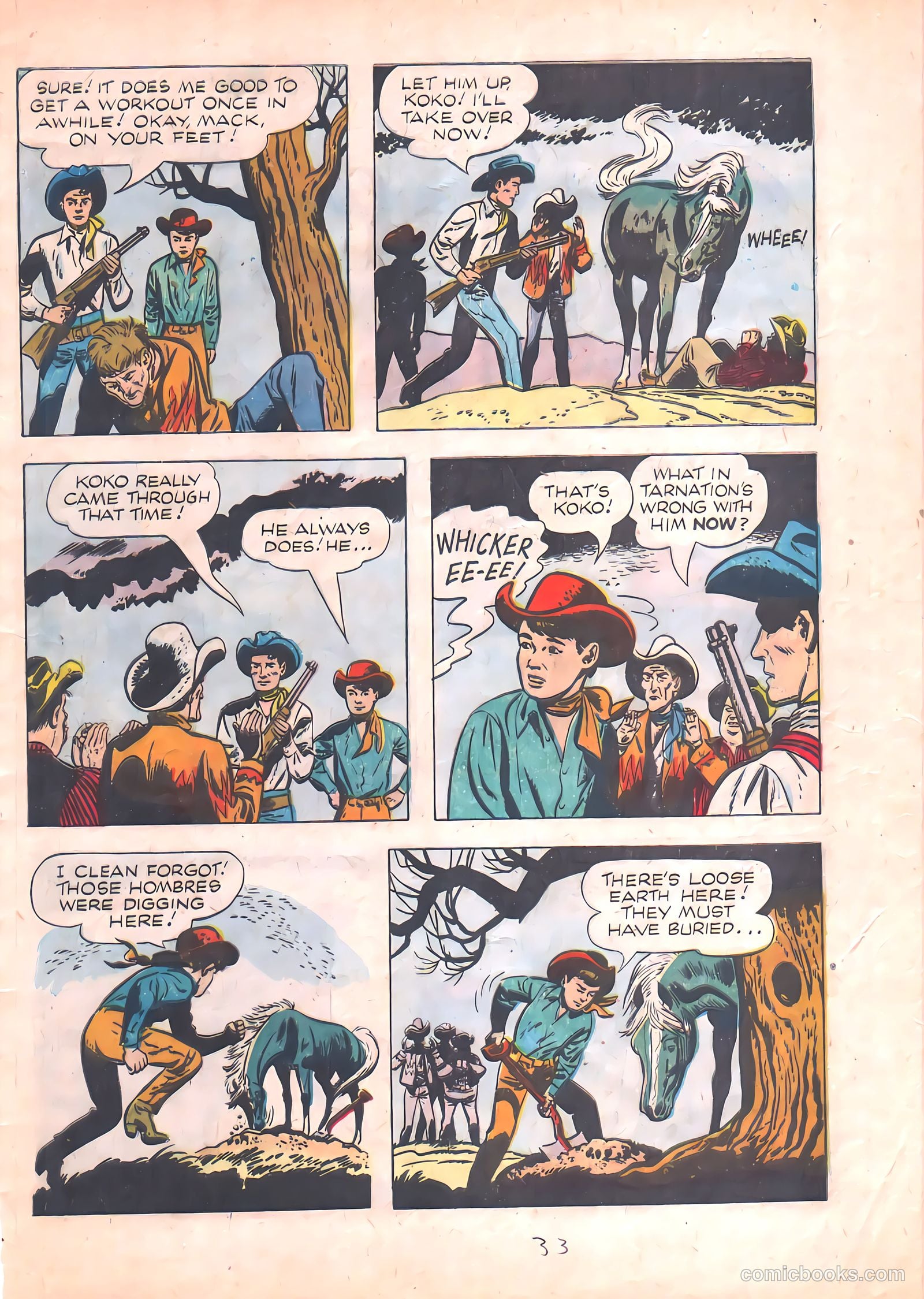 Rex Allen #10 (1953) — page 33 of 36
