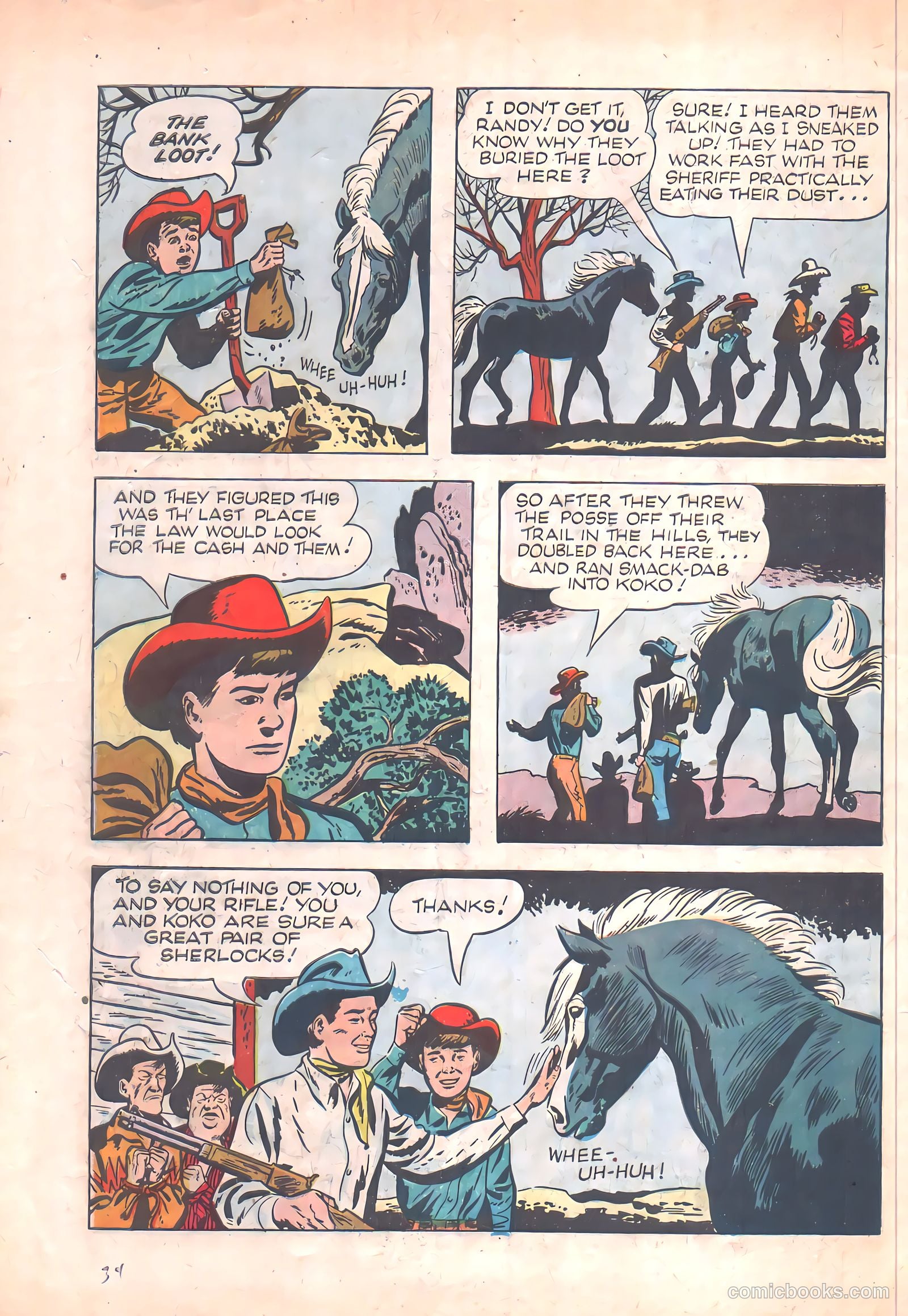 Rex Allen #10 (1953) — page 34 of 36