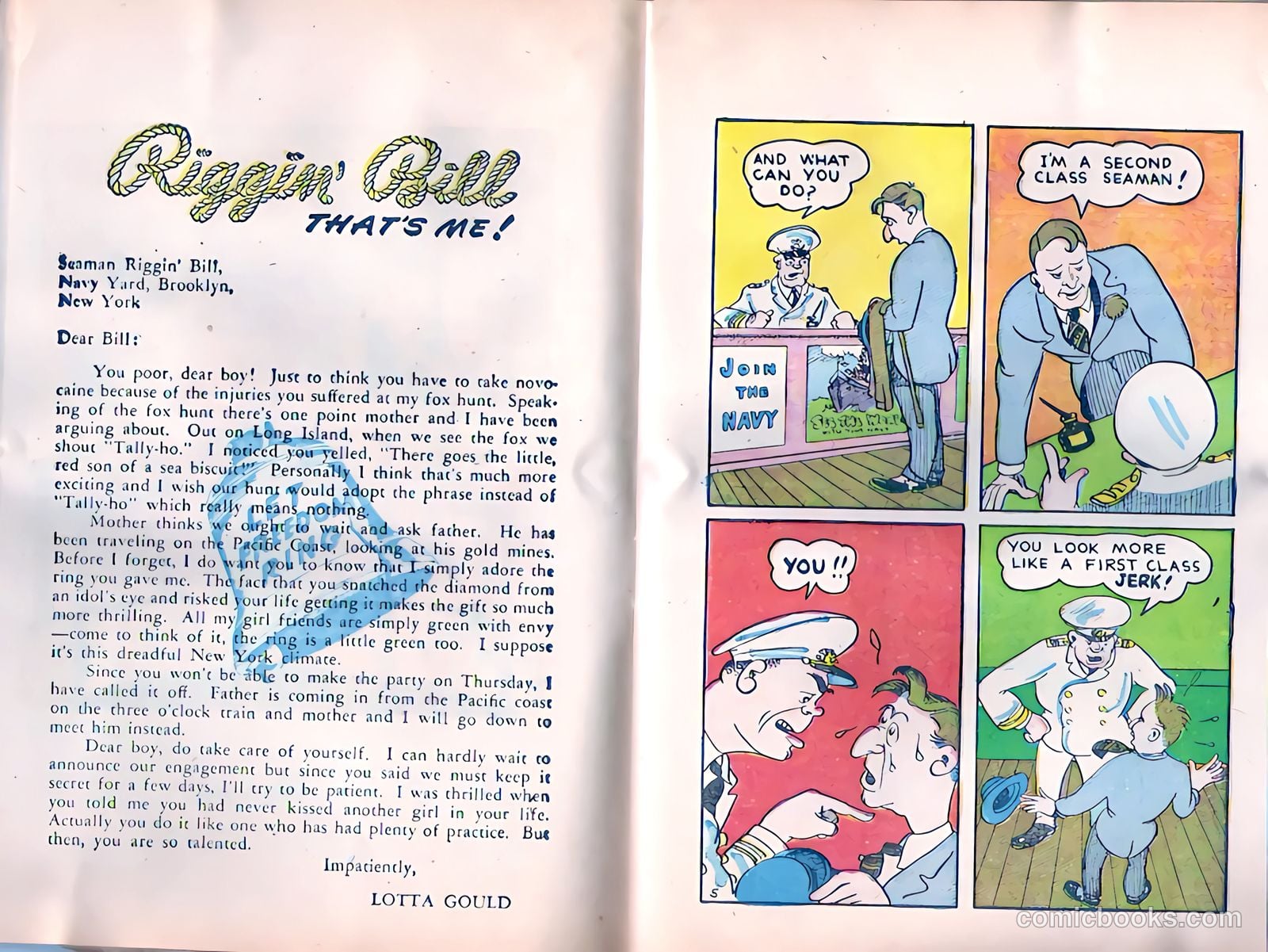 Riggin' Bill #1 (1944) — page 6 of 35