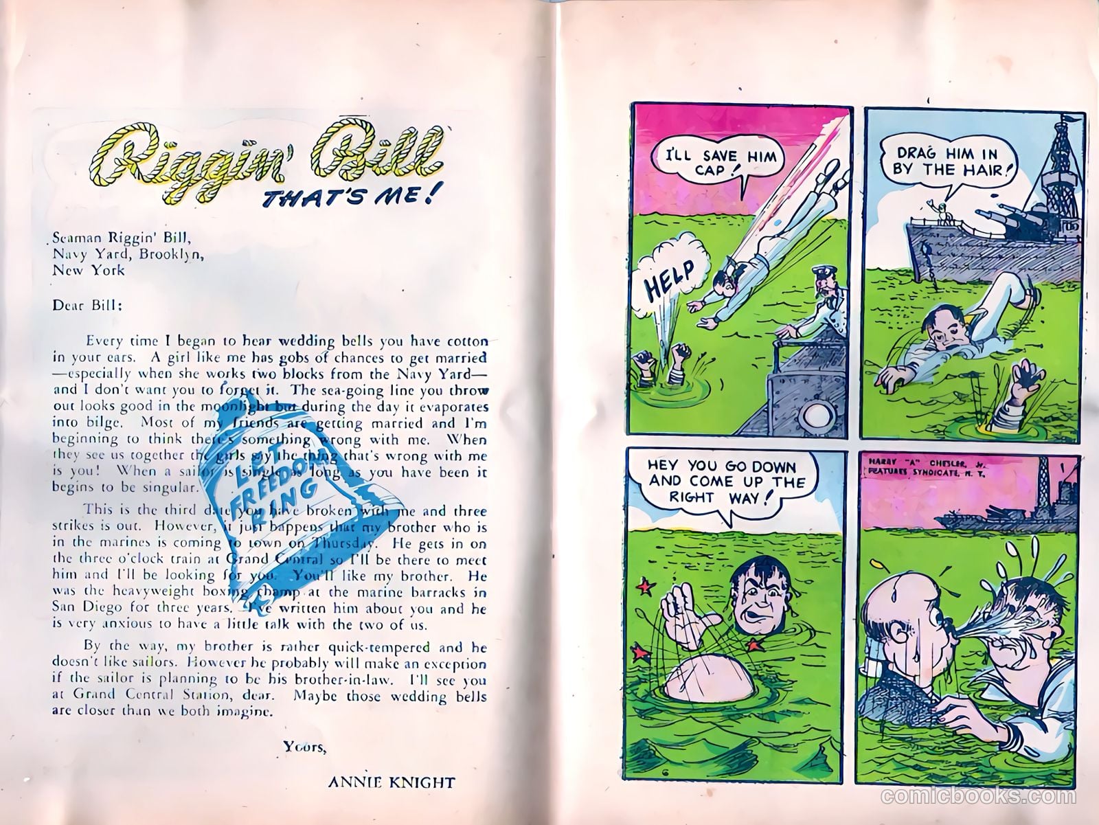 Riggin' Bill #1 (1944) — page 7 of 35