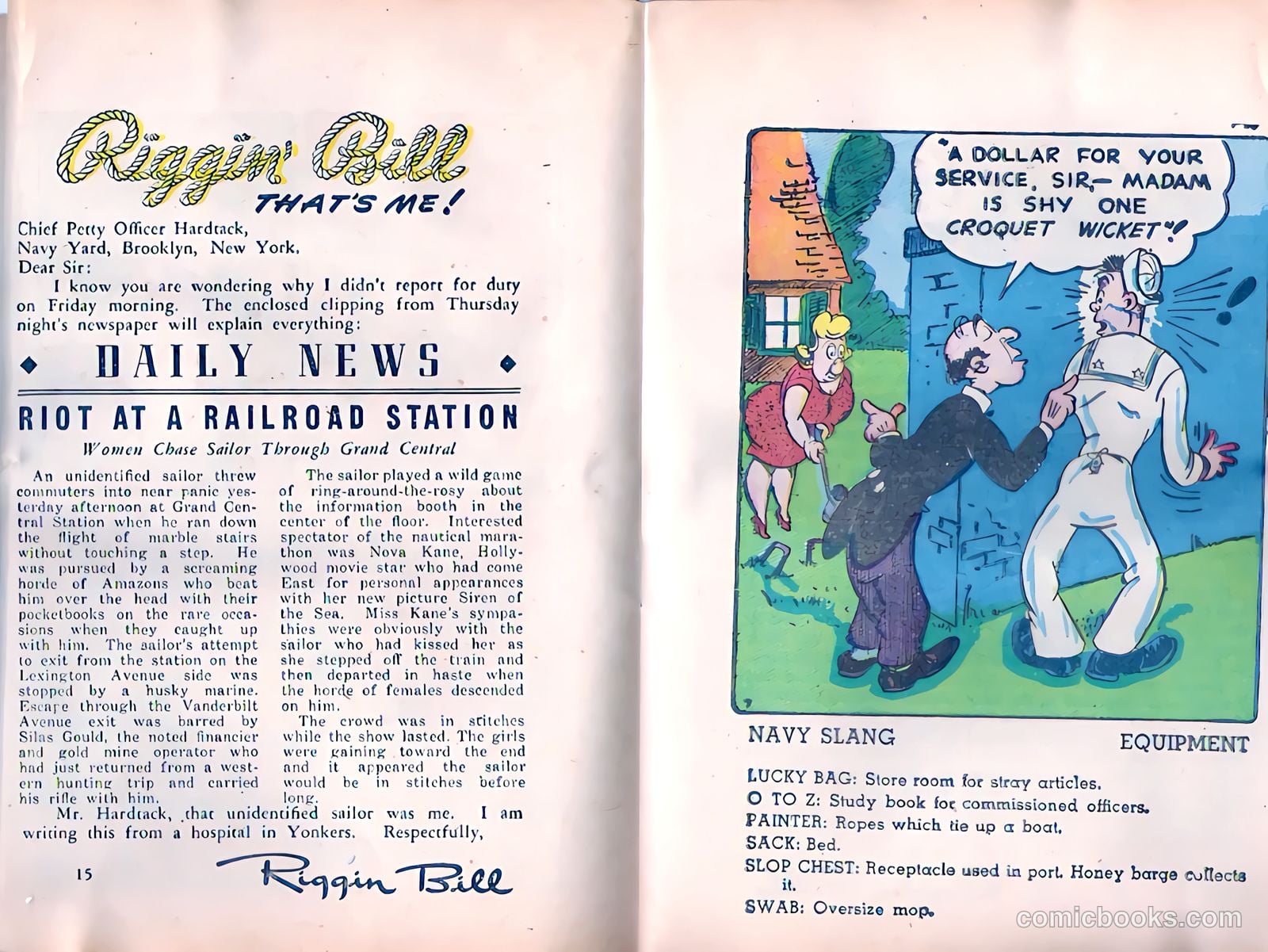 Riggin' Bill #1 (1944) — page 10 of 35
