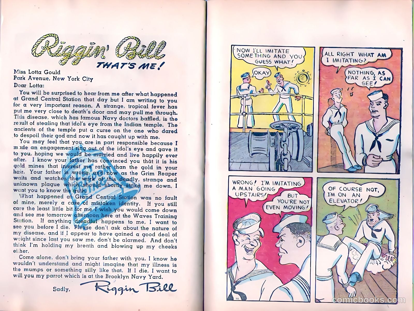 Riggin' Bill #1 (1944) — page 17 of 35