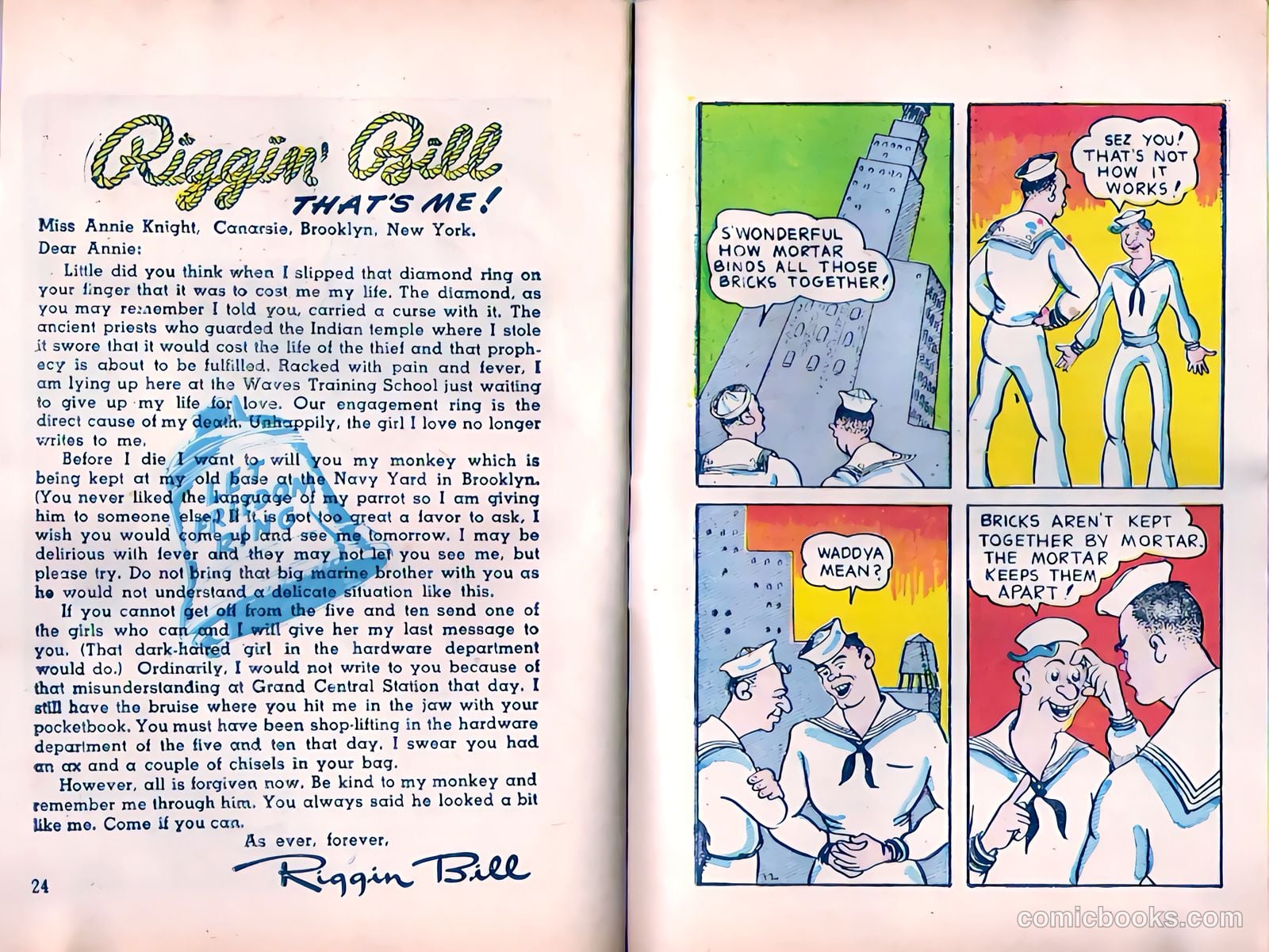 Riggin' Bill #1 (1944) — page 19 of 35