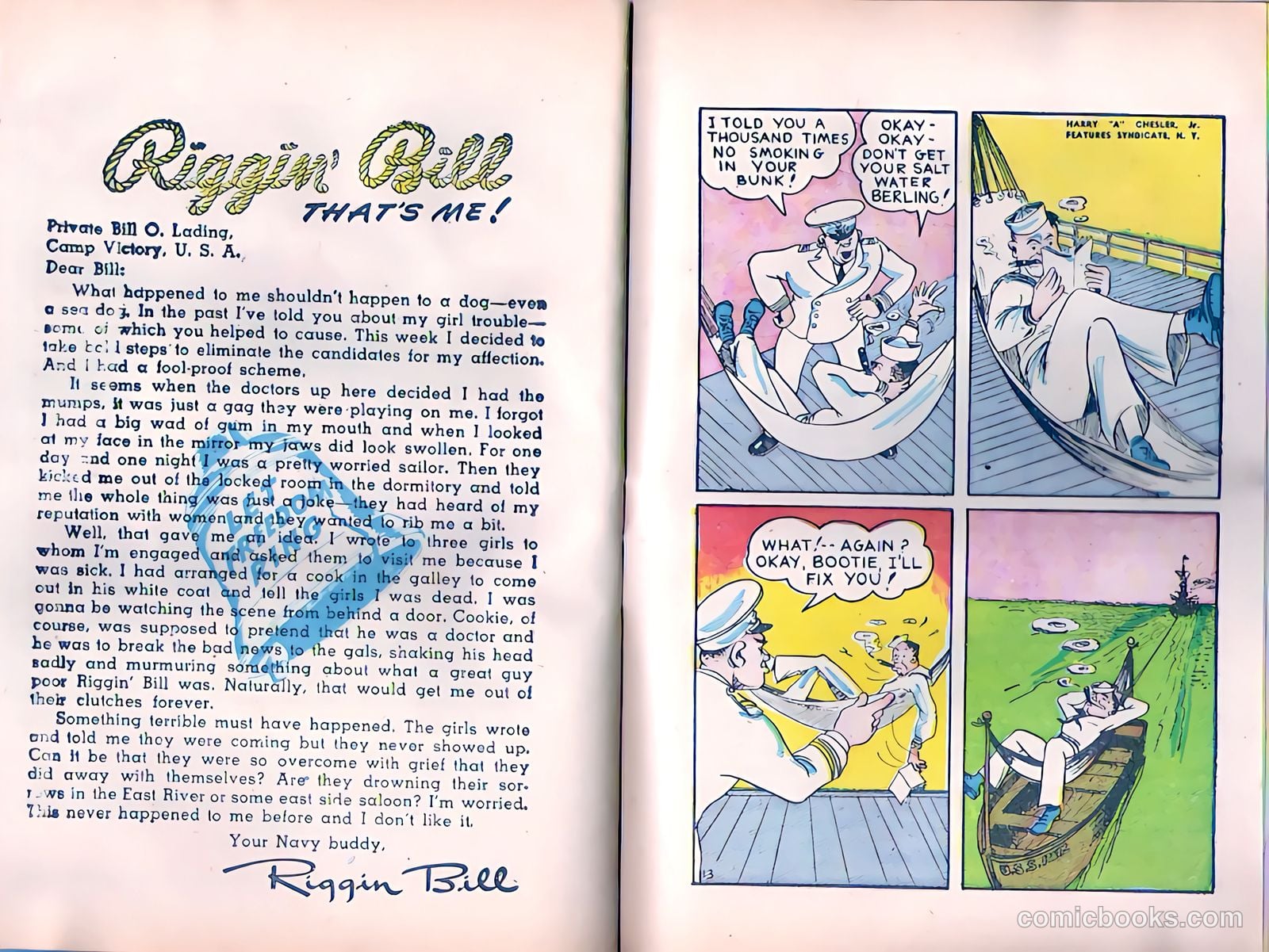 Riggin' Bill #1 (1944) — page 21 of 35