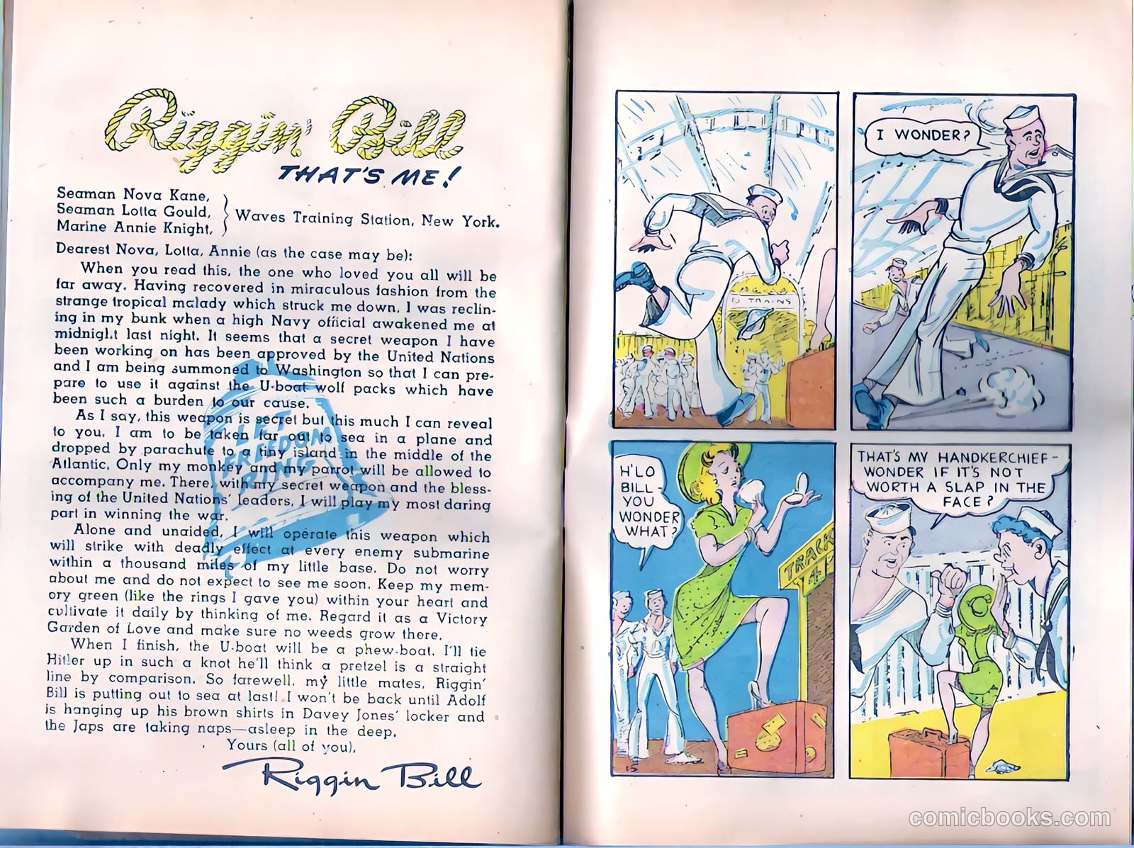 Riggin' Bill #1 (1944) — page 25 of 35