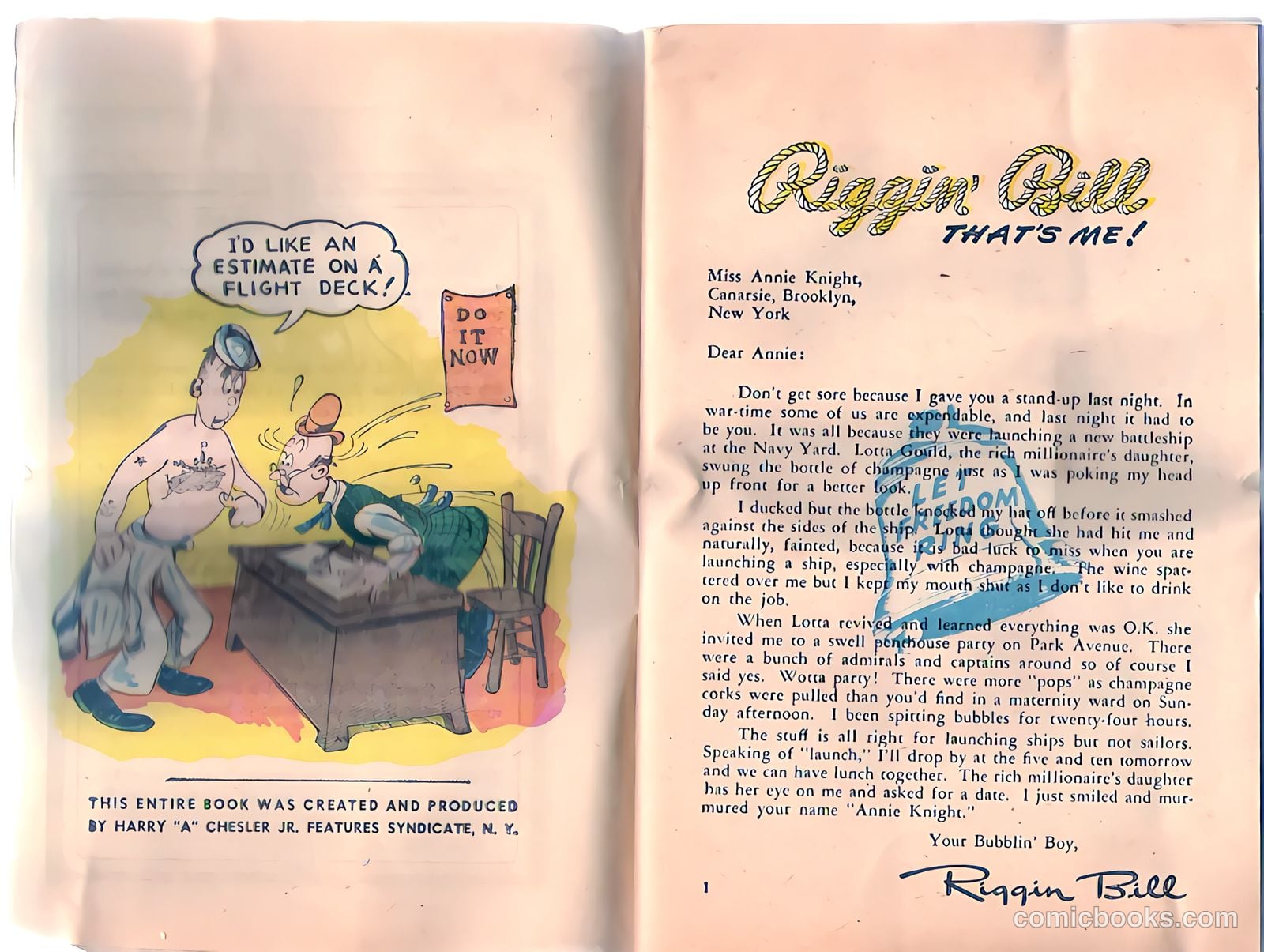 Riggin' Bill #1 (1944) — page 31 of 35