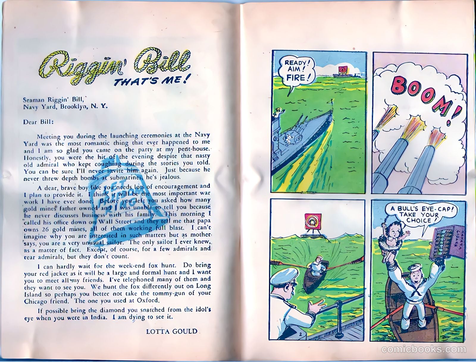 Riggin' Bill #1 (1944) — page 34 of 35