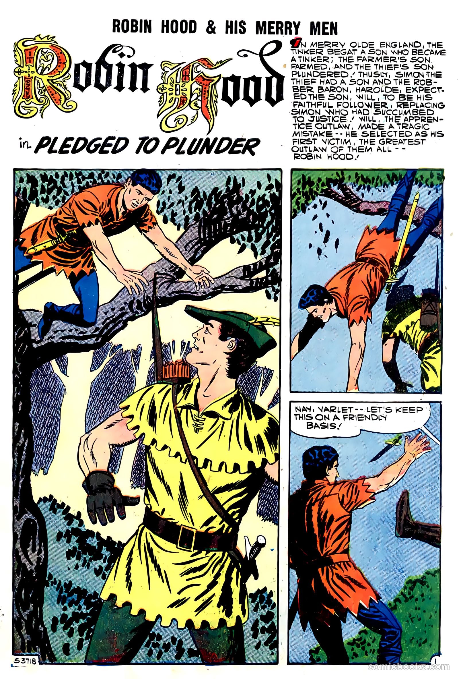 Robin Hood and His Merry Men #37 (1958) — page 2 of 28