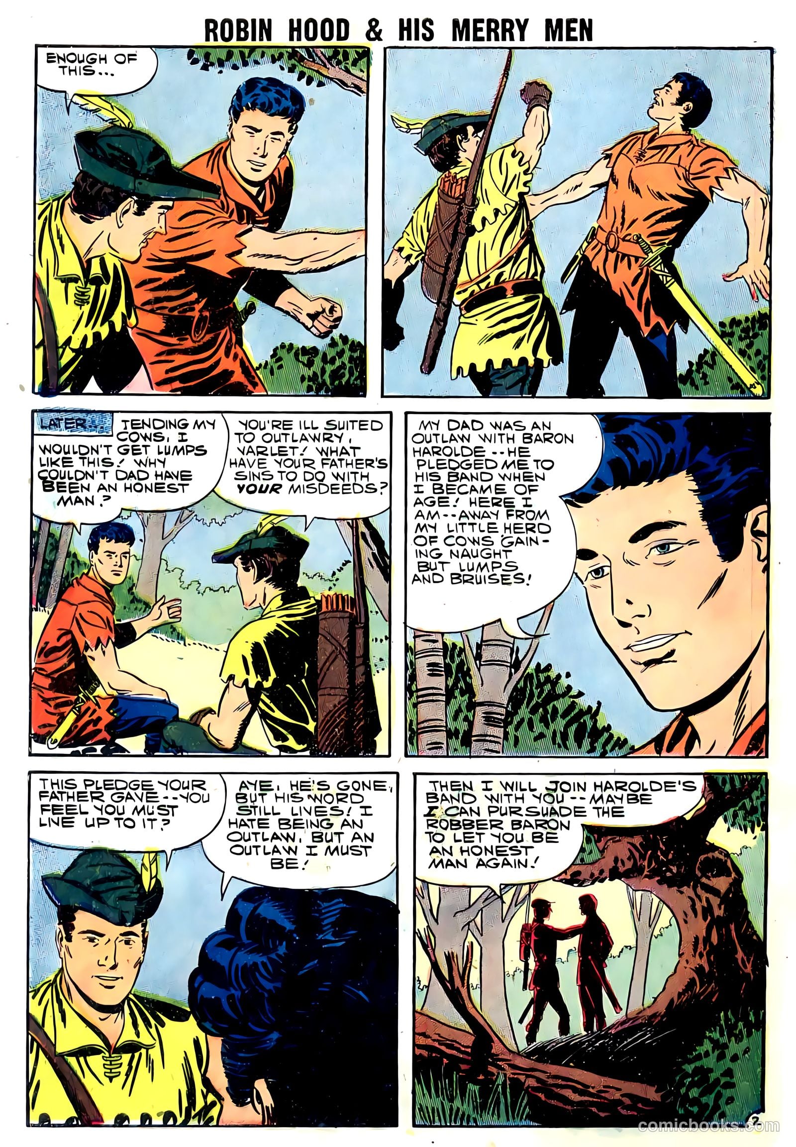 Robin Hood and His Merry Men #37 (1958) — page 3 of 28