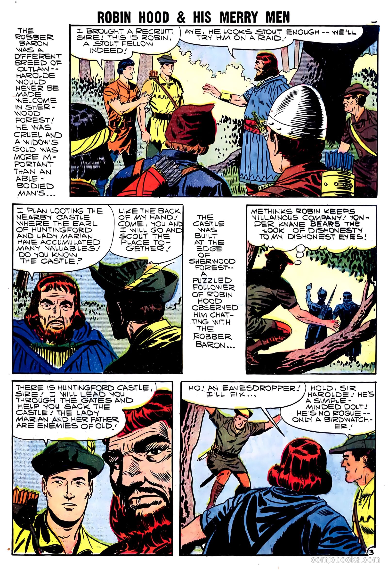 Robin Hood and His Merry Men #37 (1958) — page 4 of 28