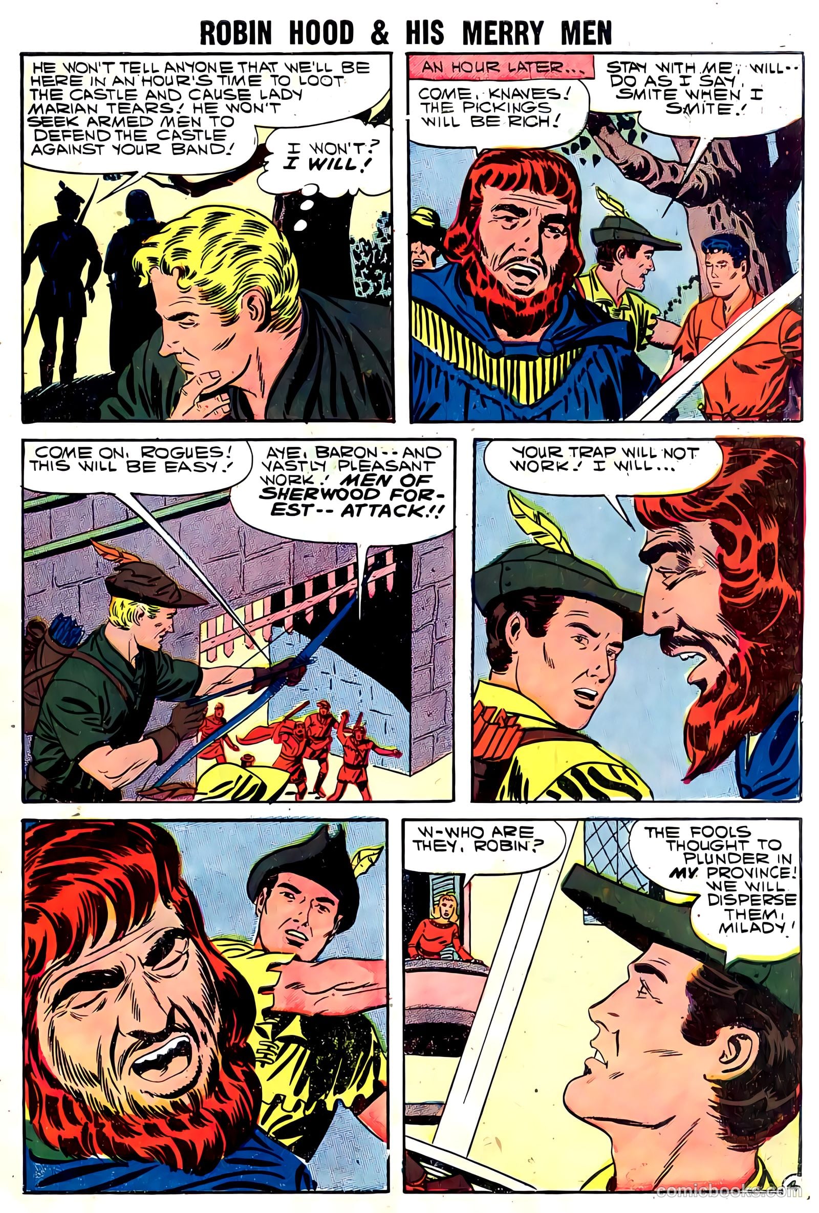Robin Hood and His Merry Men #37 (1958) — page 5 of 28