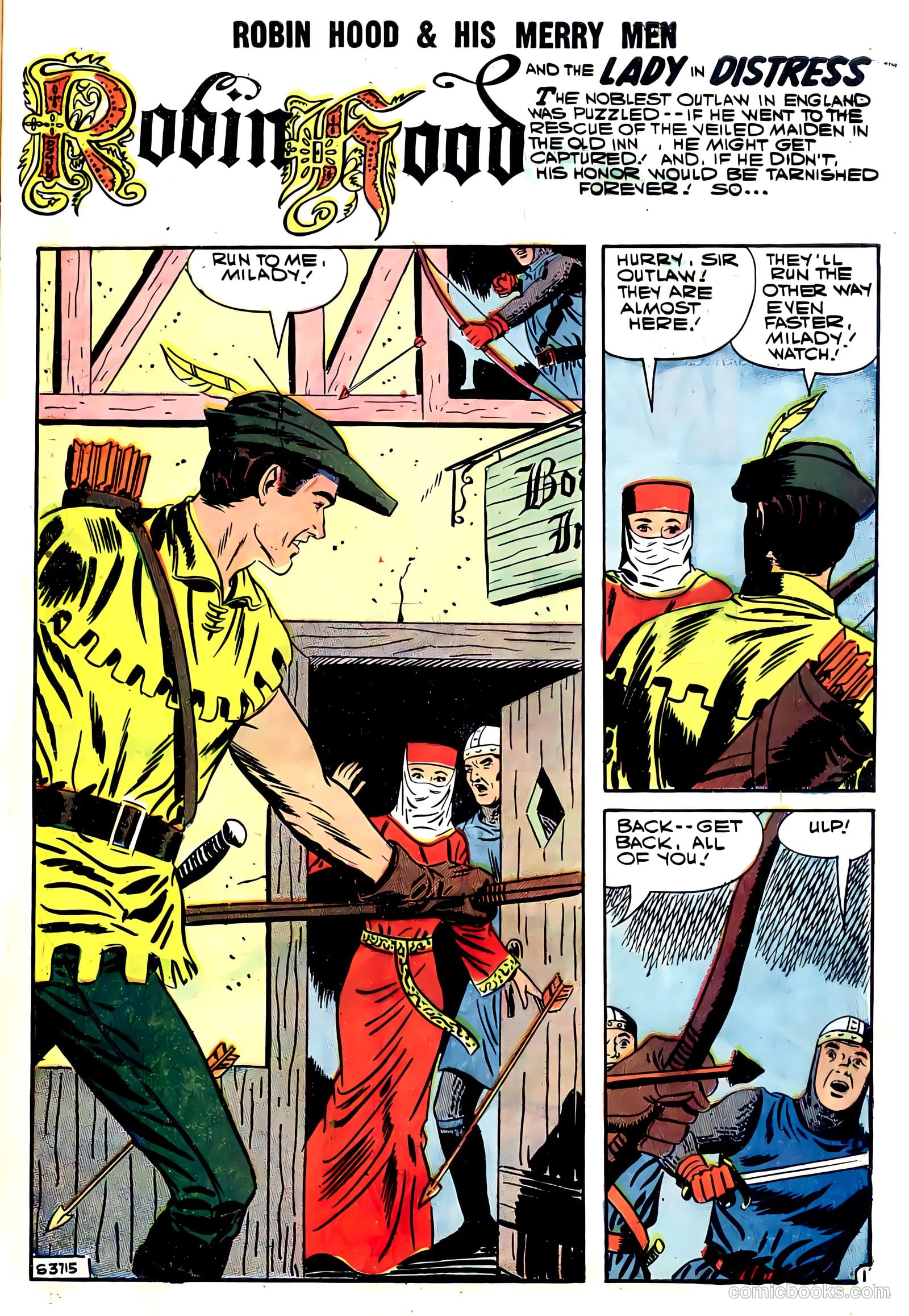 Robin Hood and His Merry Men #37 (1958) — page 7 of 28