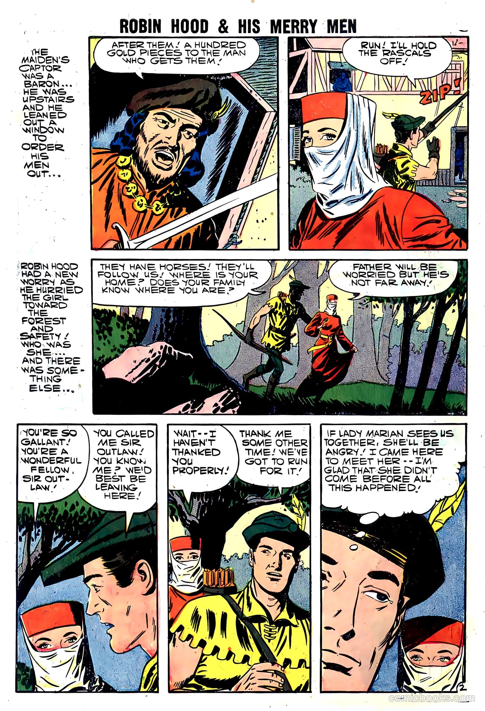 Robin Hood and His Merry Men #37 (1958) — page 8 of 28