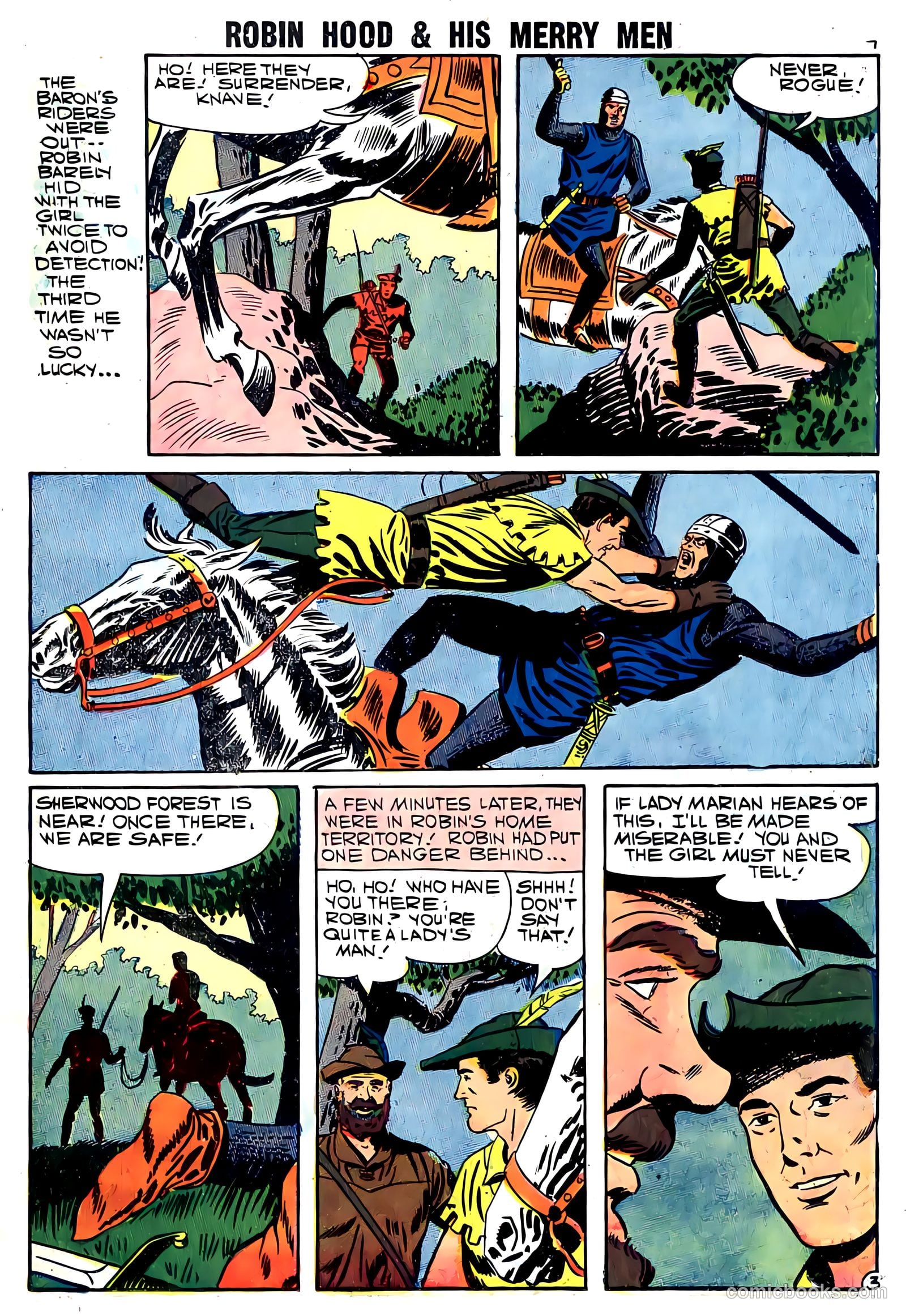 Robin Hood and His Merry Men #37 (1958) — page 9 of 28