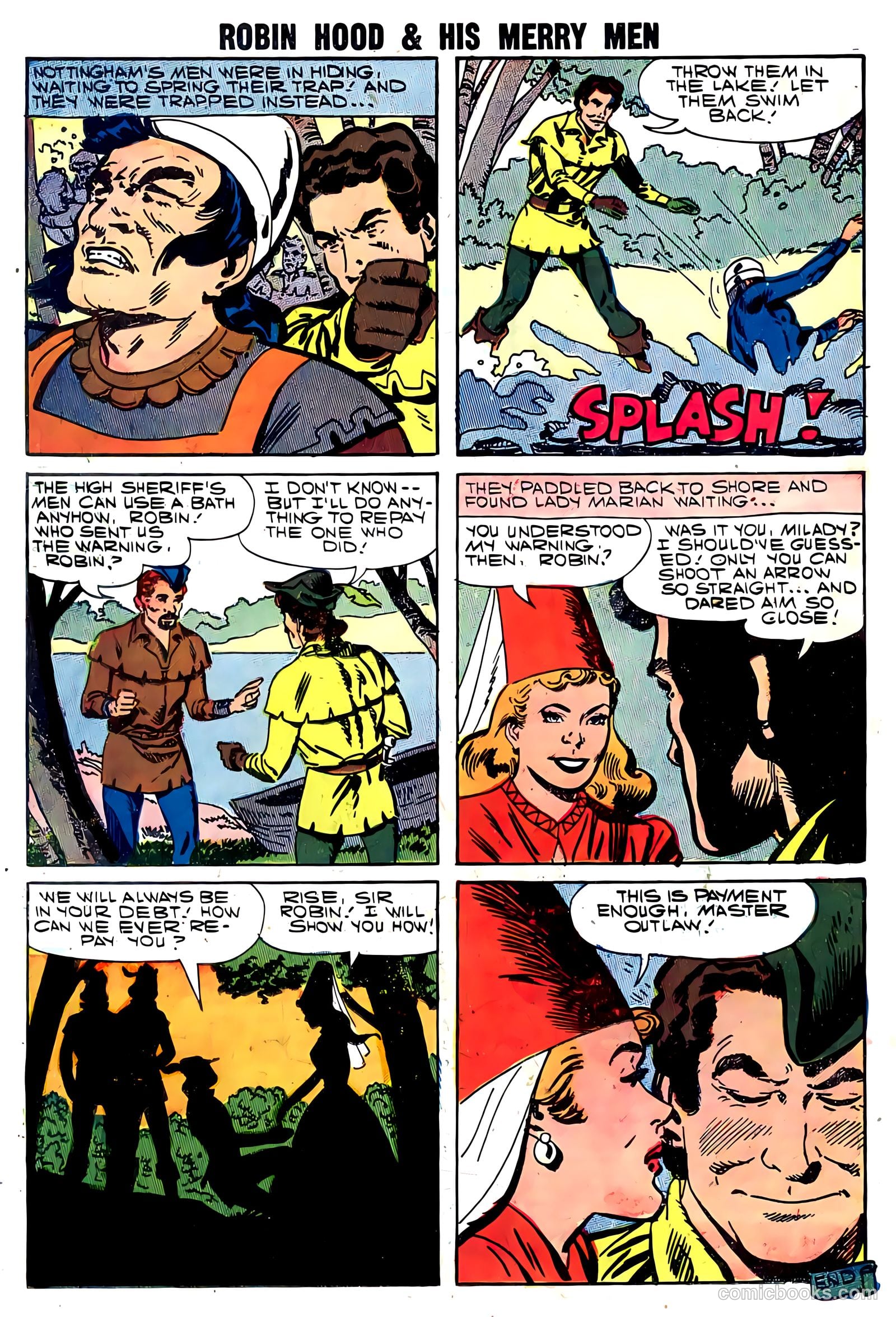 Robin Hood and His Merry Men #37 (1958) — page 15 of 28