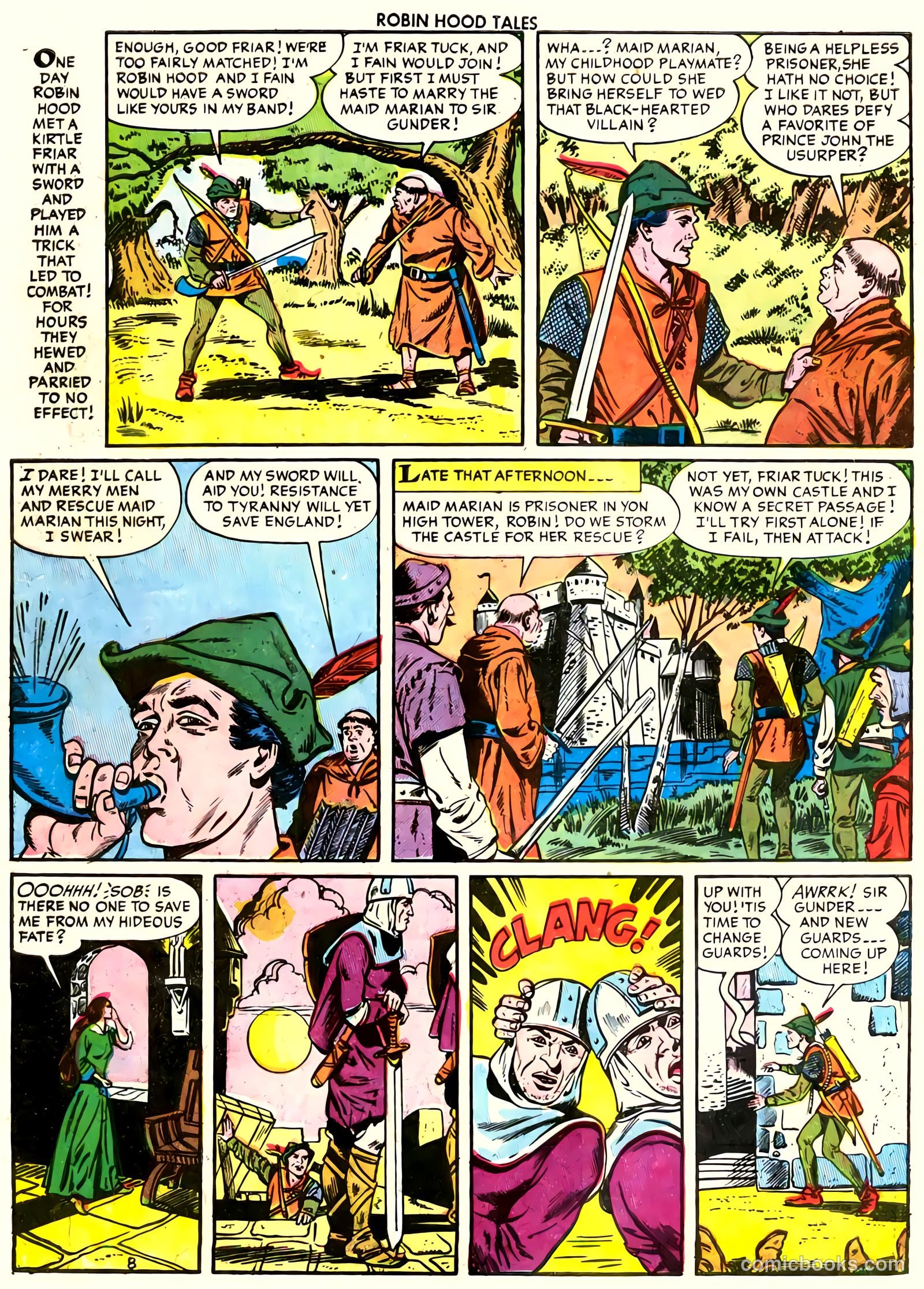 Robin Hood Tales #2 (1956) — page 10 of 36
