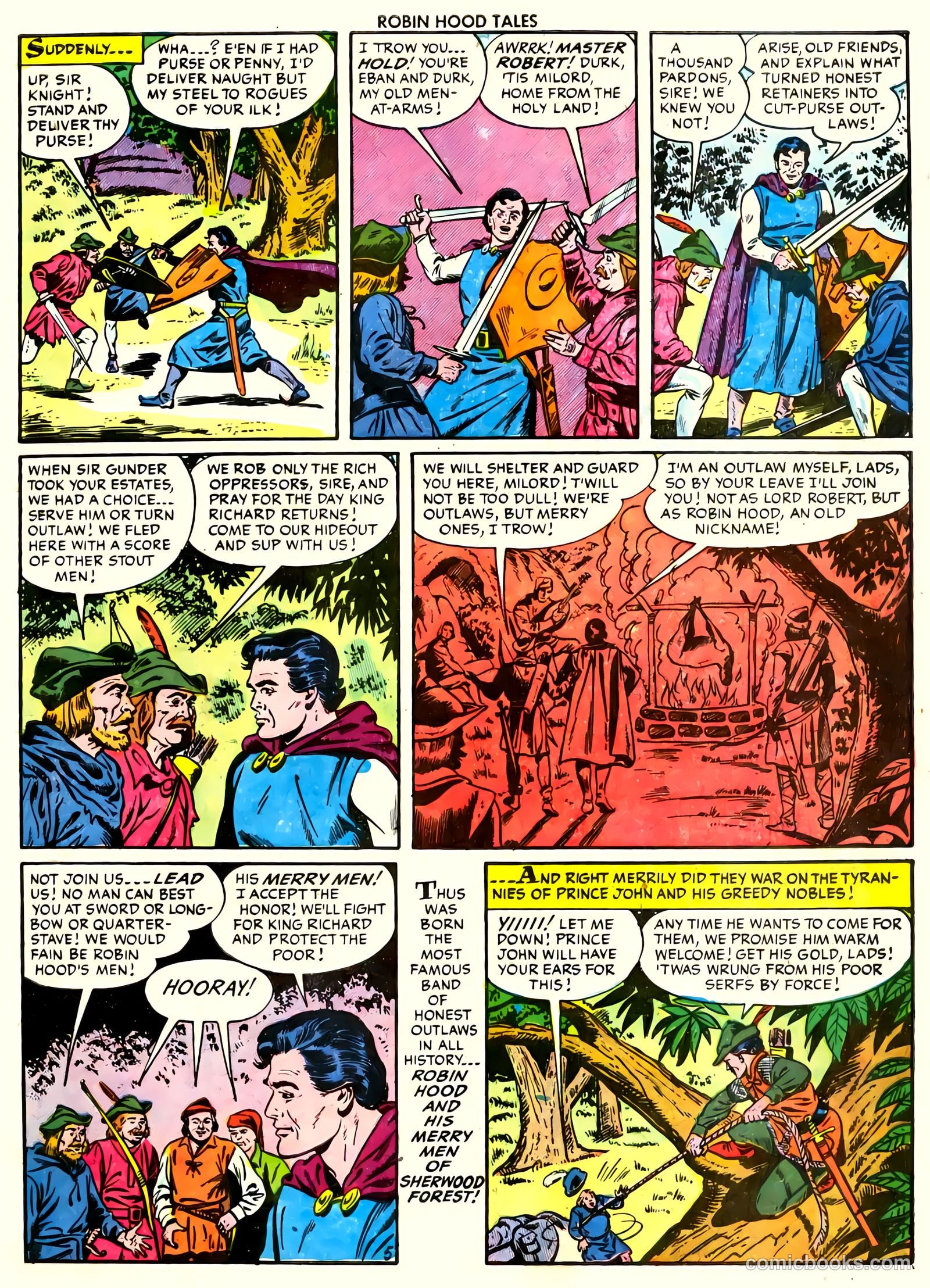 Robin Hood Tales #2 (1956) — page 7 of 35