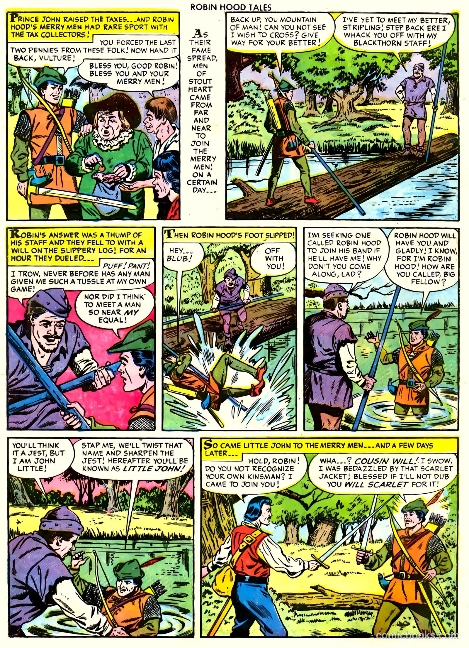 Robin Hood Tales #2 (1956) — page 8 of 35