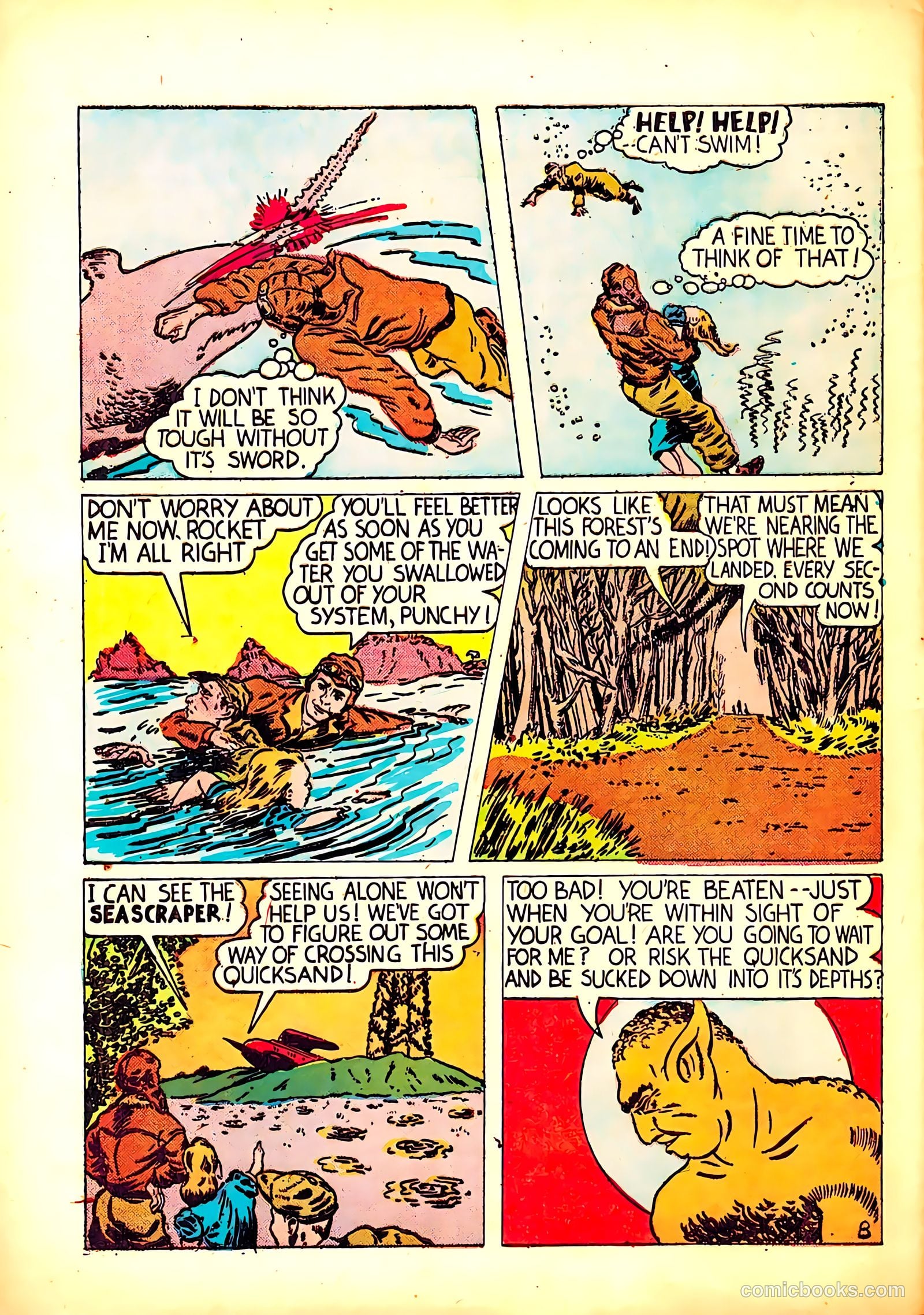 Rocket #5 (1946) — page 30 of 36