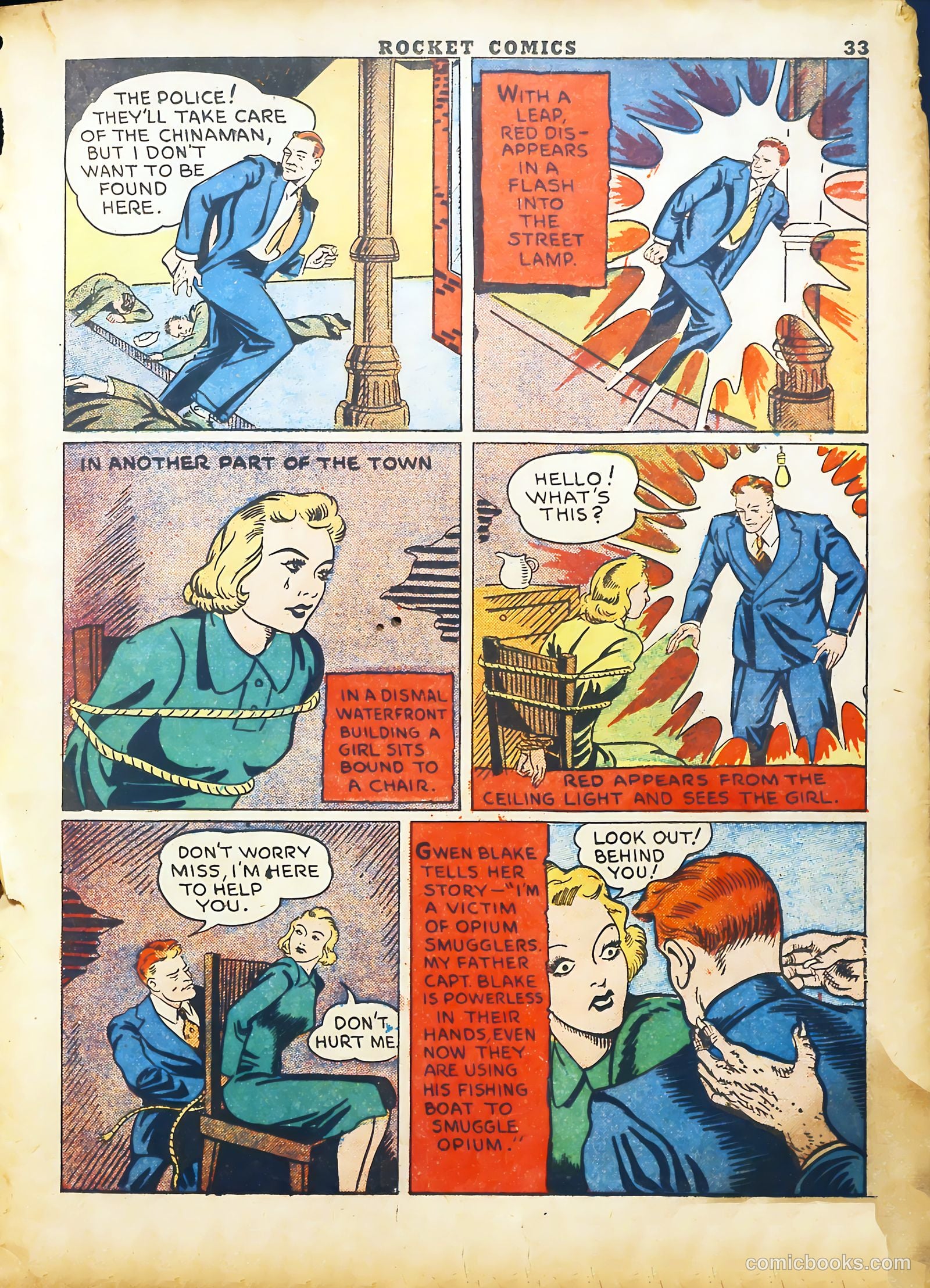 Rocket Comics #2 (1940) — page 35 of 70