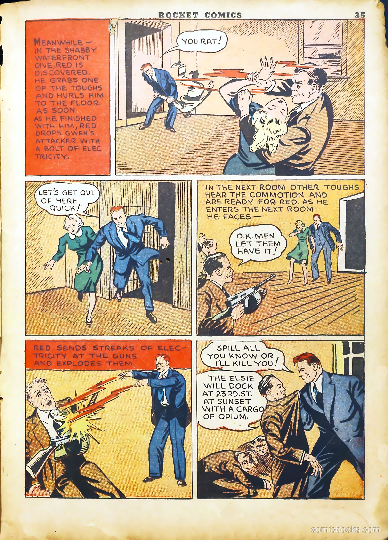 Rocket Comics #2 (1940) — page 37 of 70