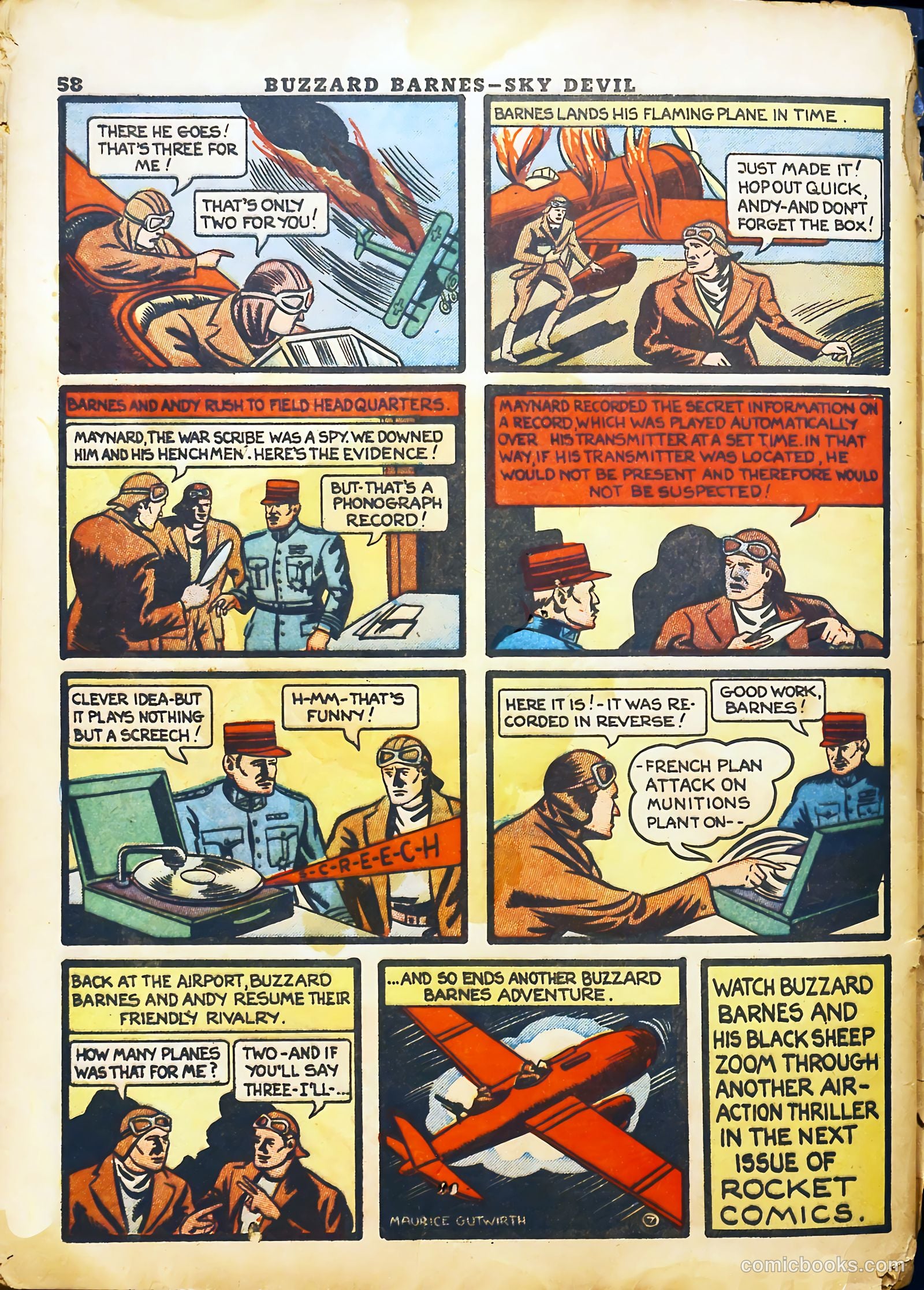 Rocket Comics #2 (1940) — page 60 of 70
