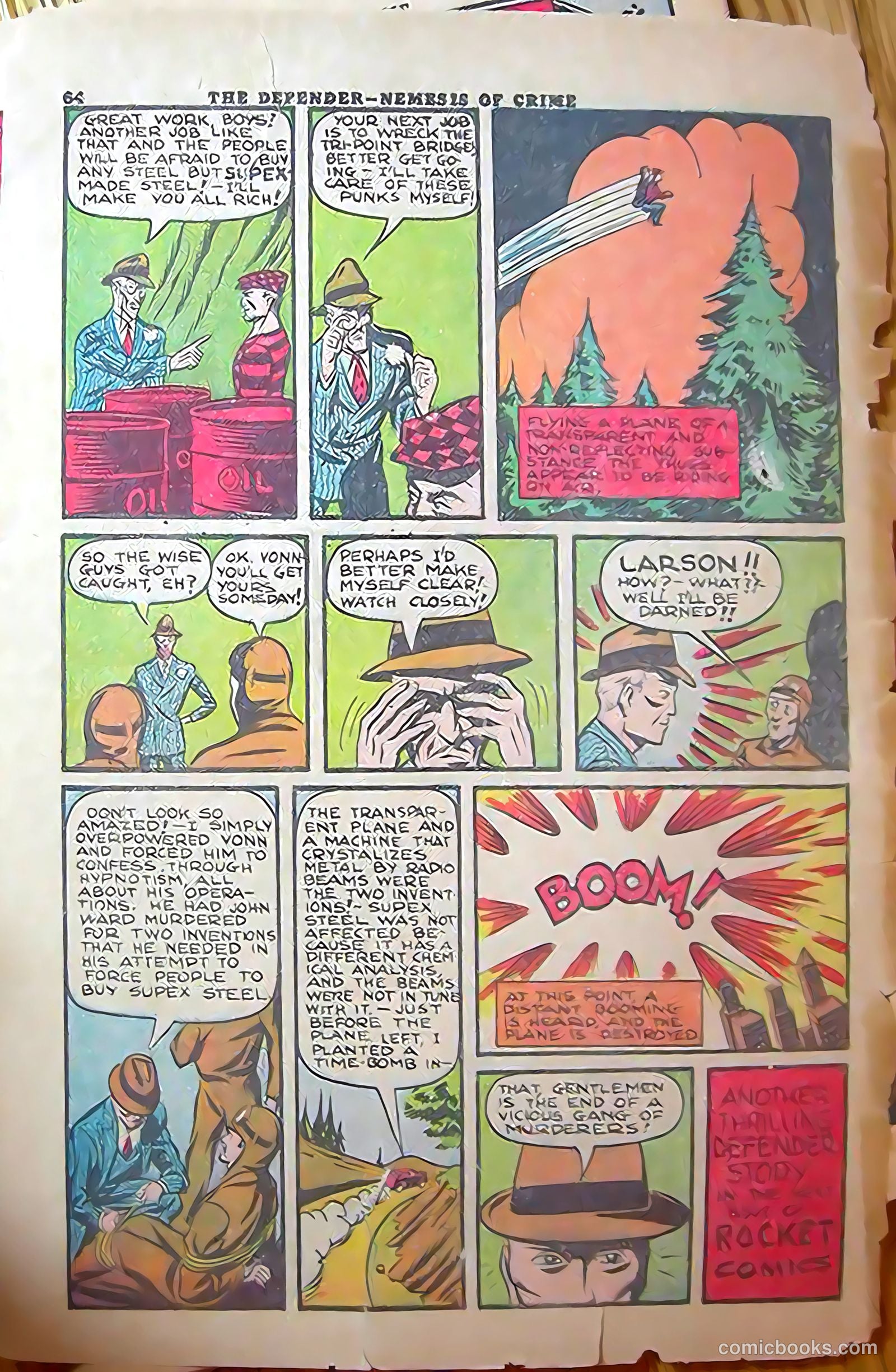 Rocket Comics #2 (1940) — page 67 of 70