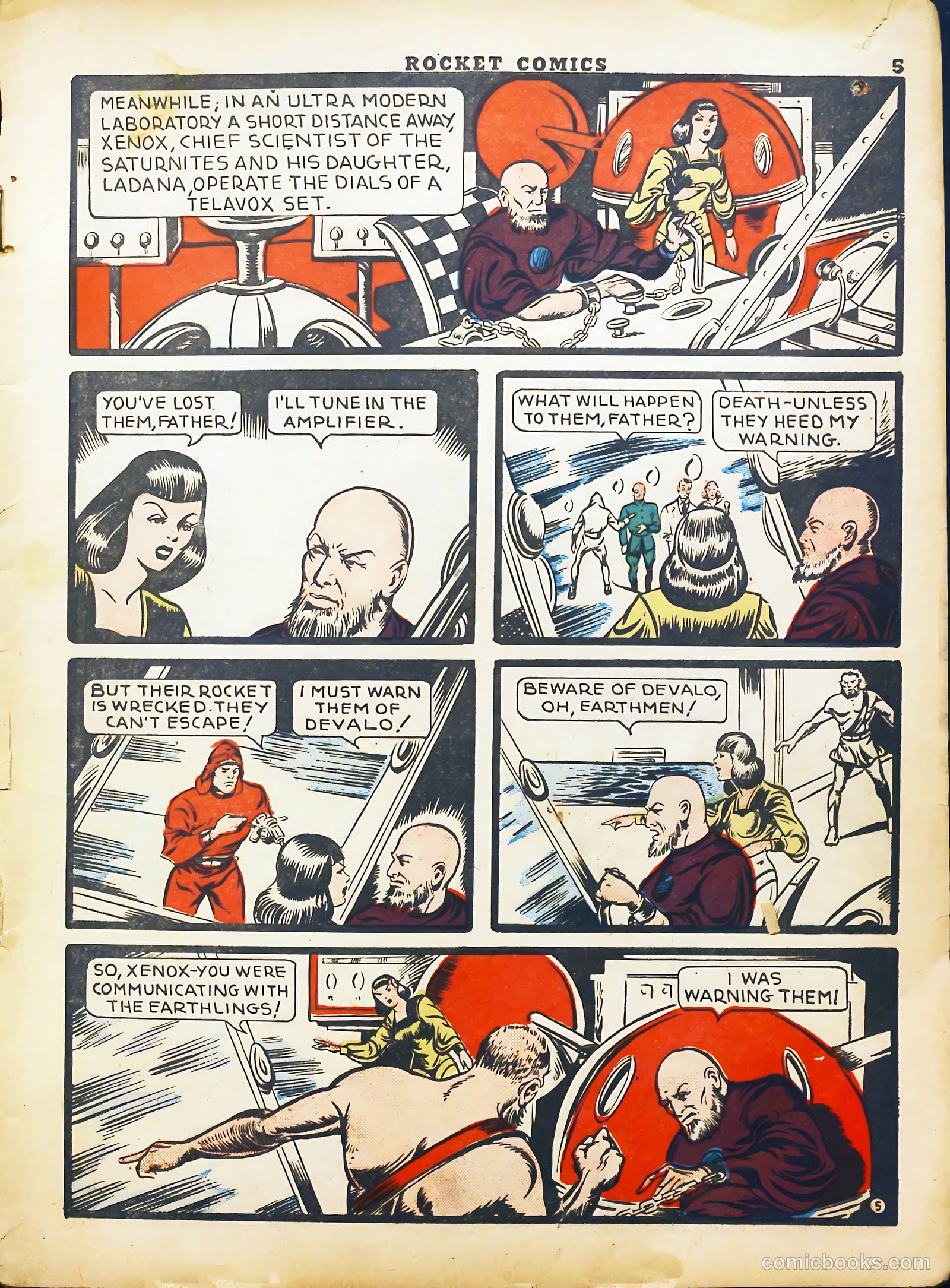 Rocket Comics #2 (1940) — page 7 of 69