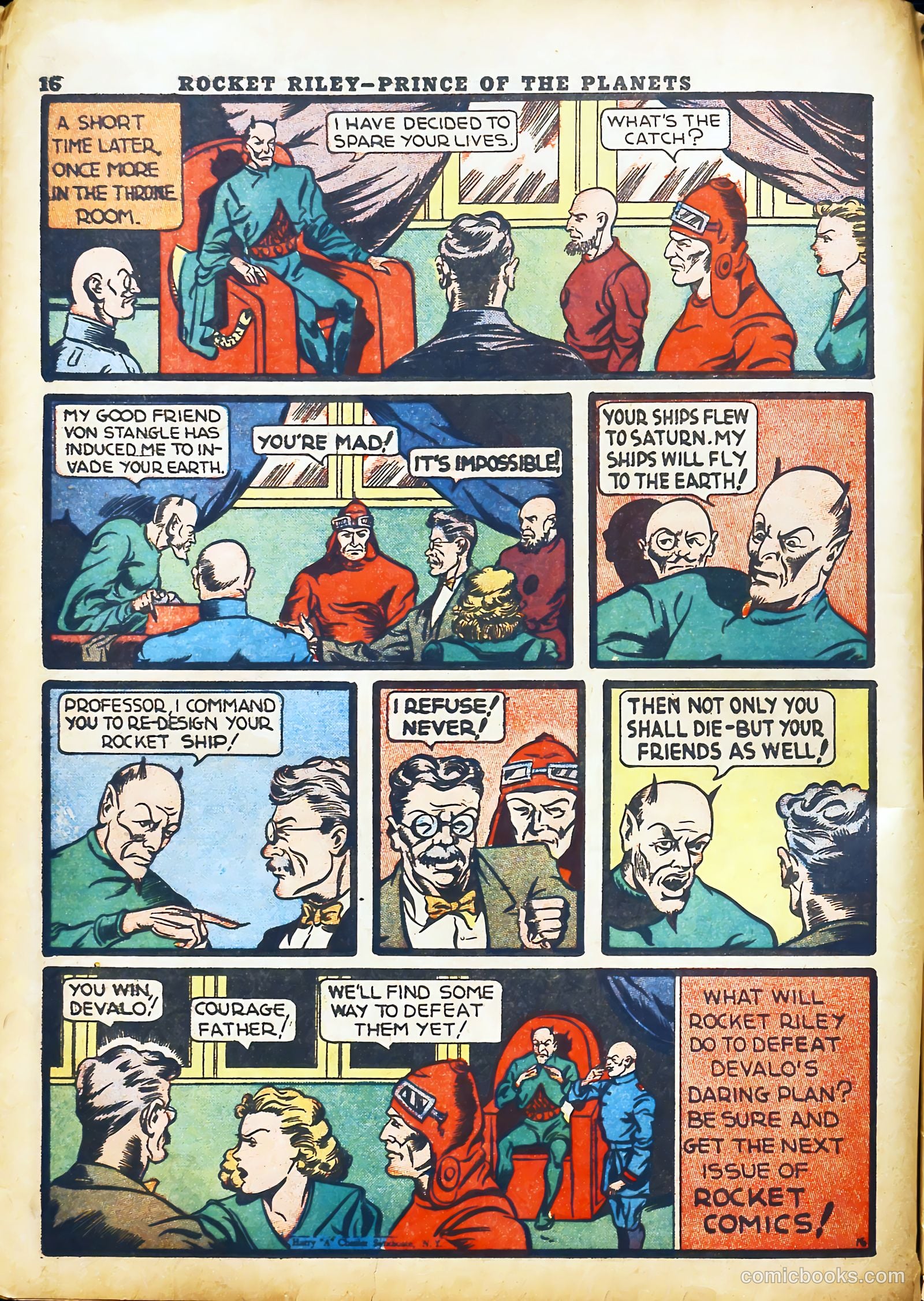 Rocket Comics #2 (1940) — page 18 of 69