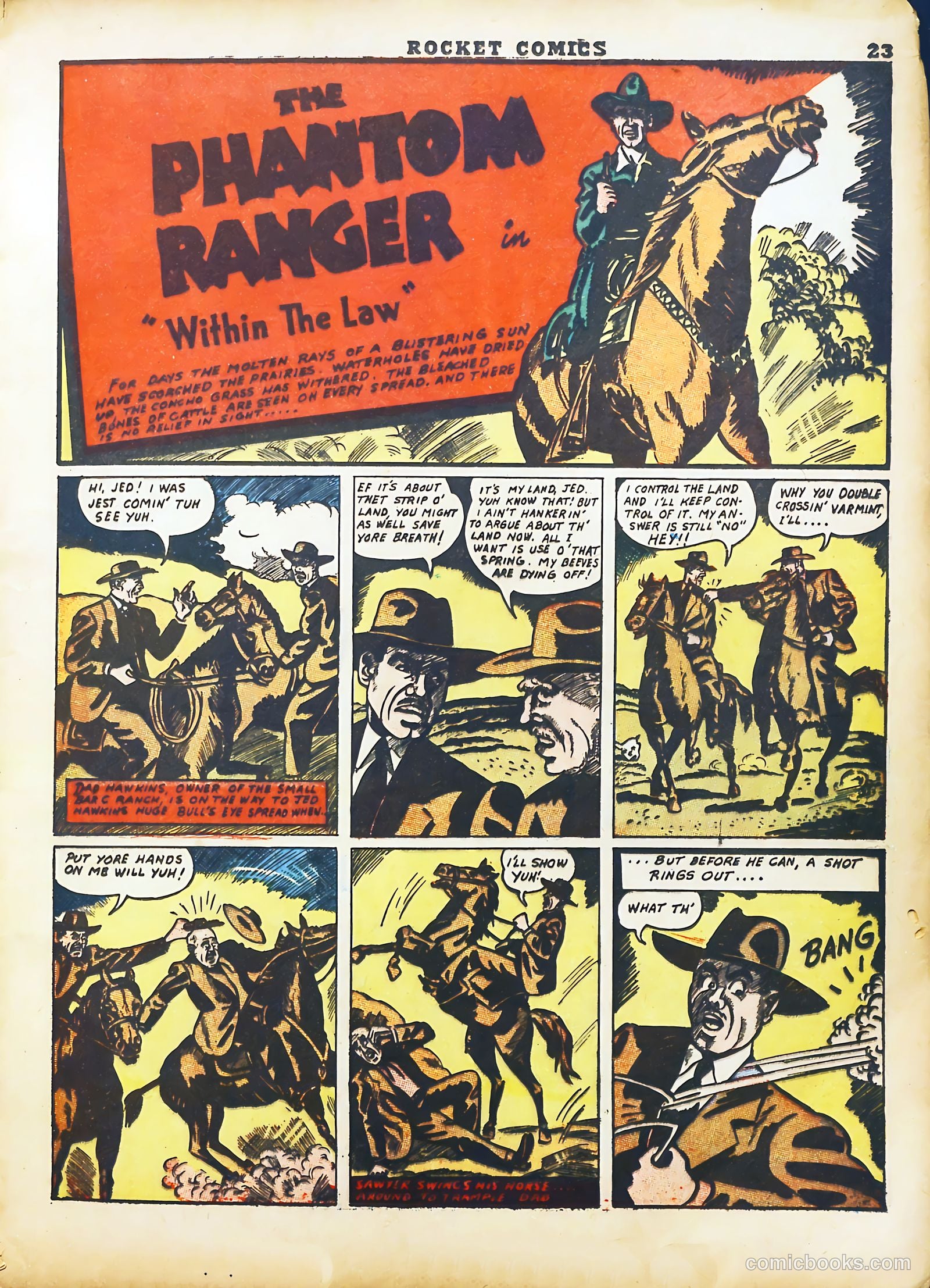 Rocket Comics #2 (1940) — page 25 of 69