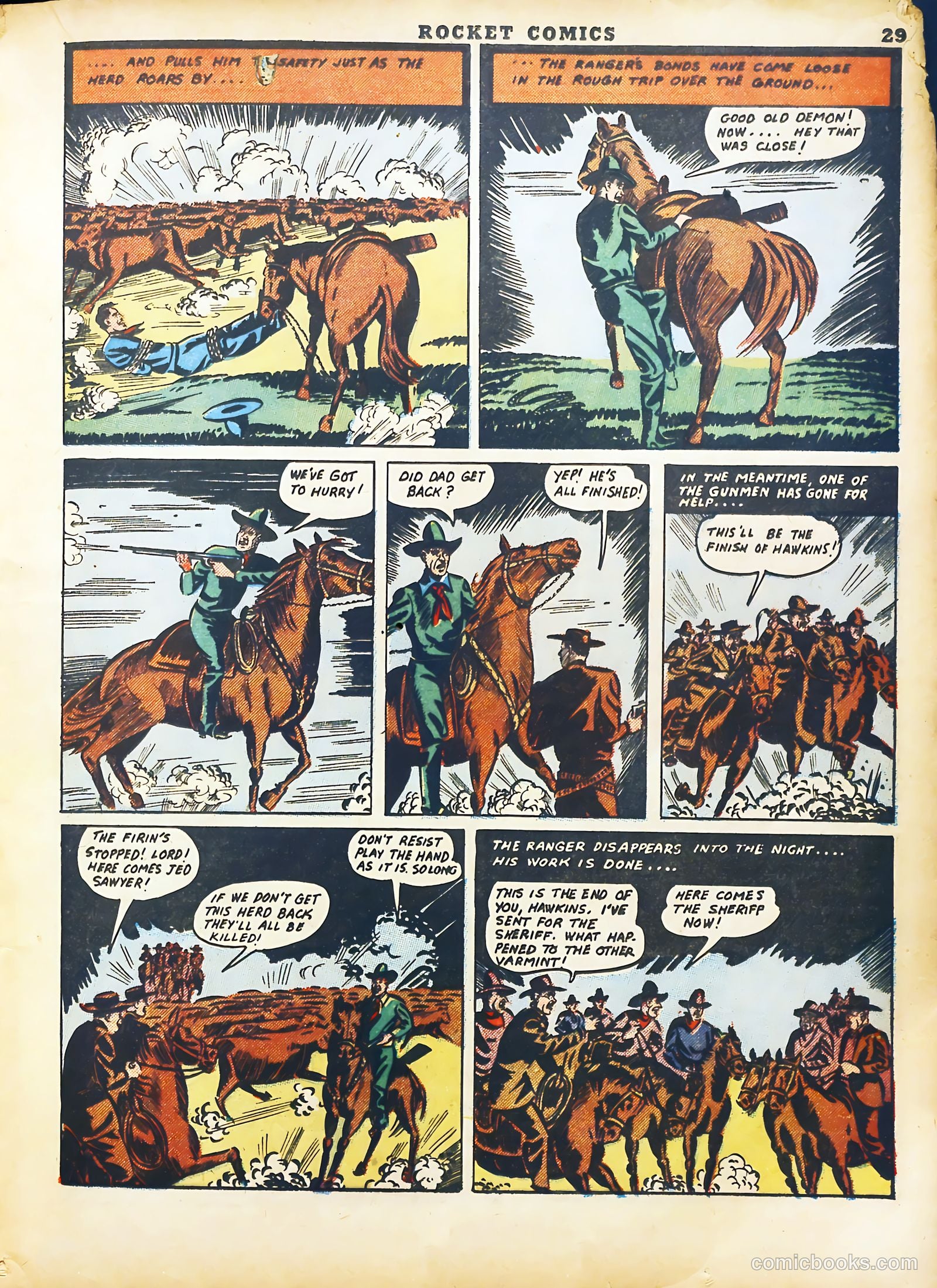 Rocket Comics #2 (1940) — page 31 of 69