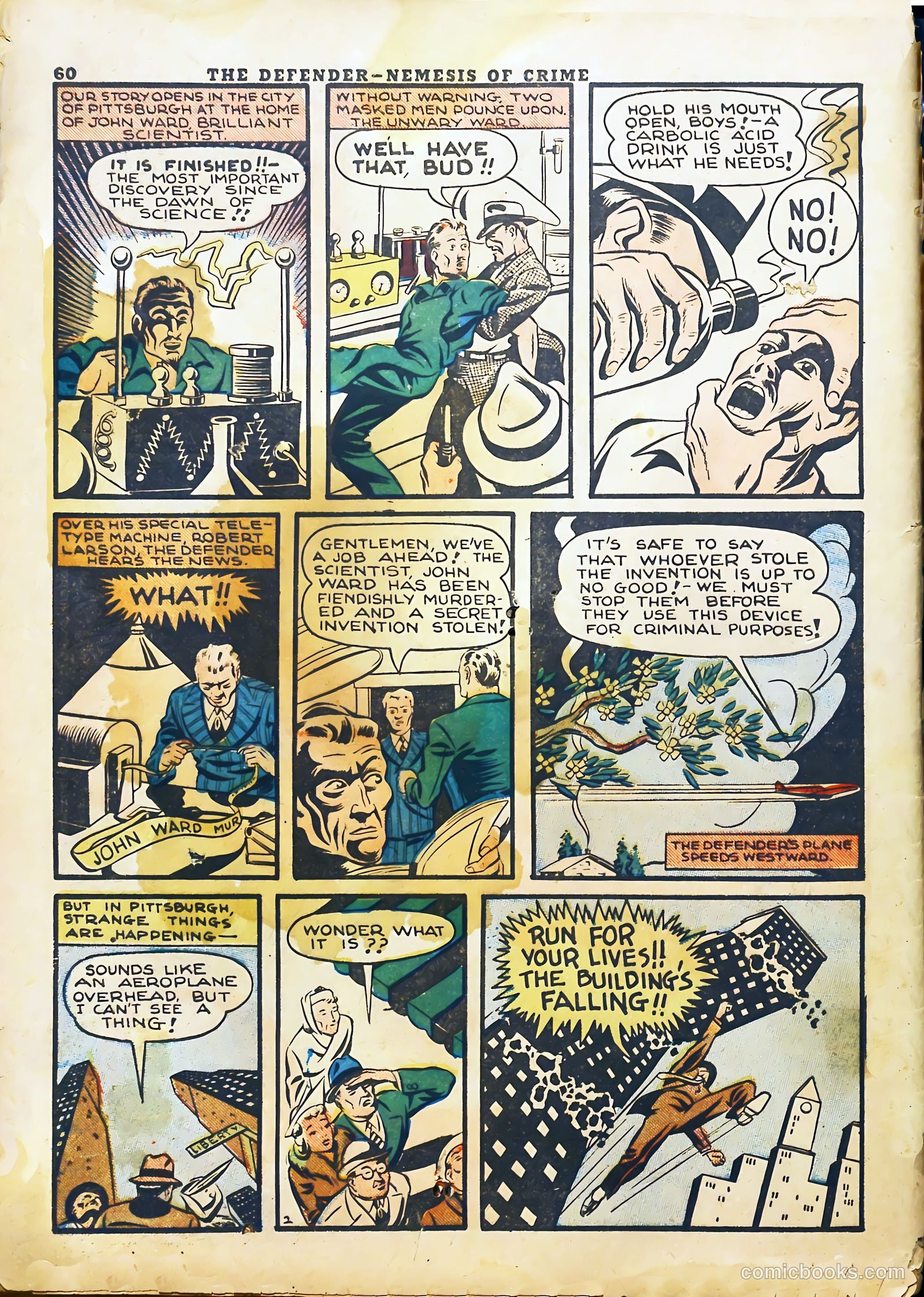 Rocket Comics #2 (1940) — page 62 of 69