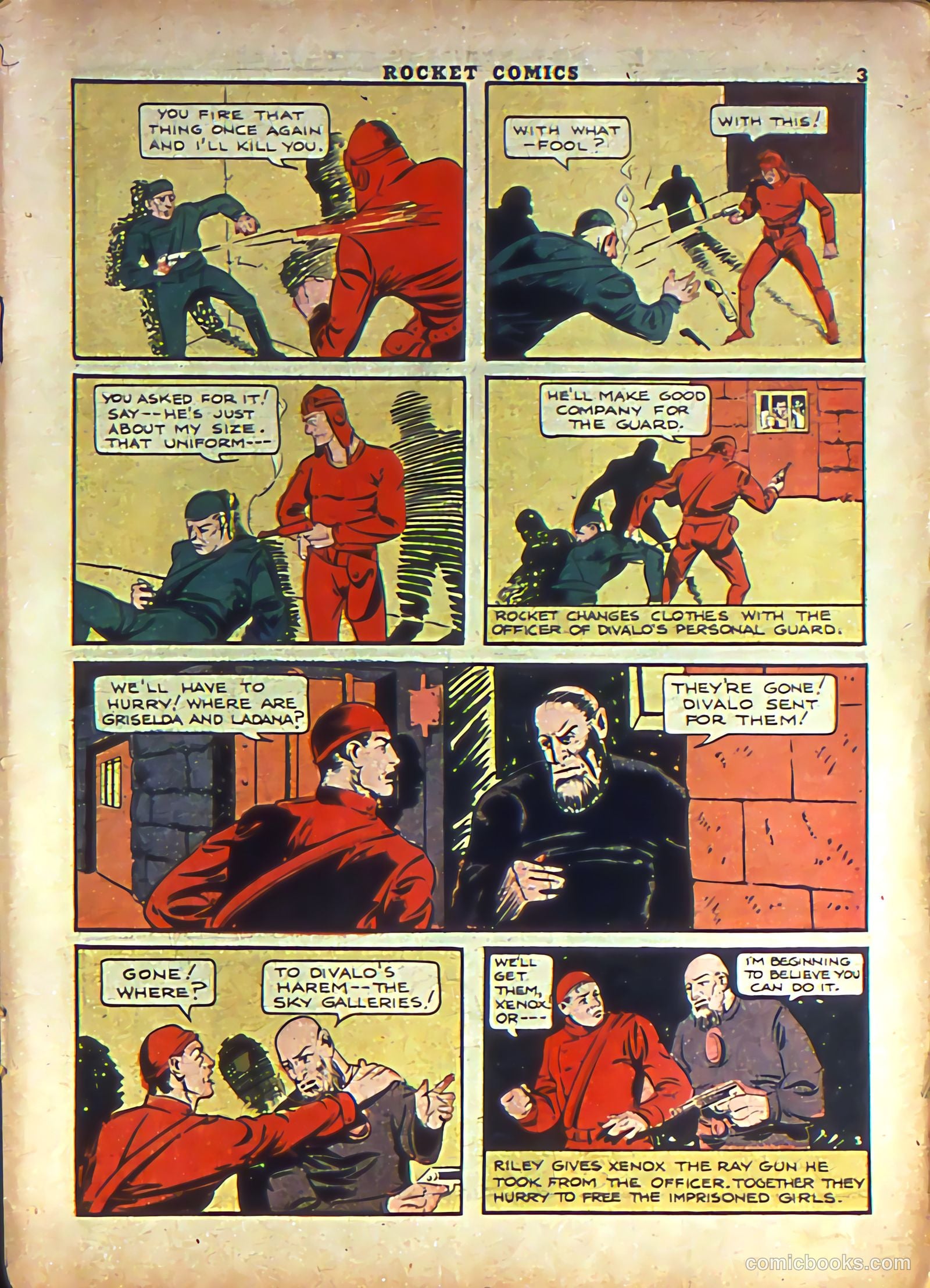 Rocket Comics #3 (1940) — page 5 of 68