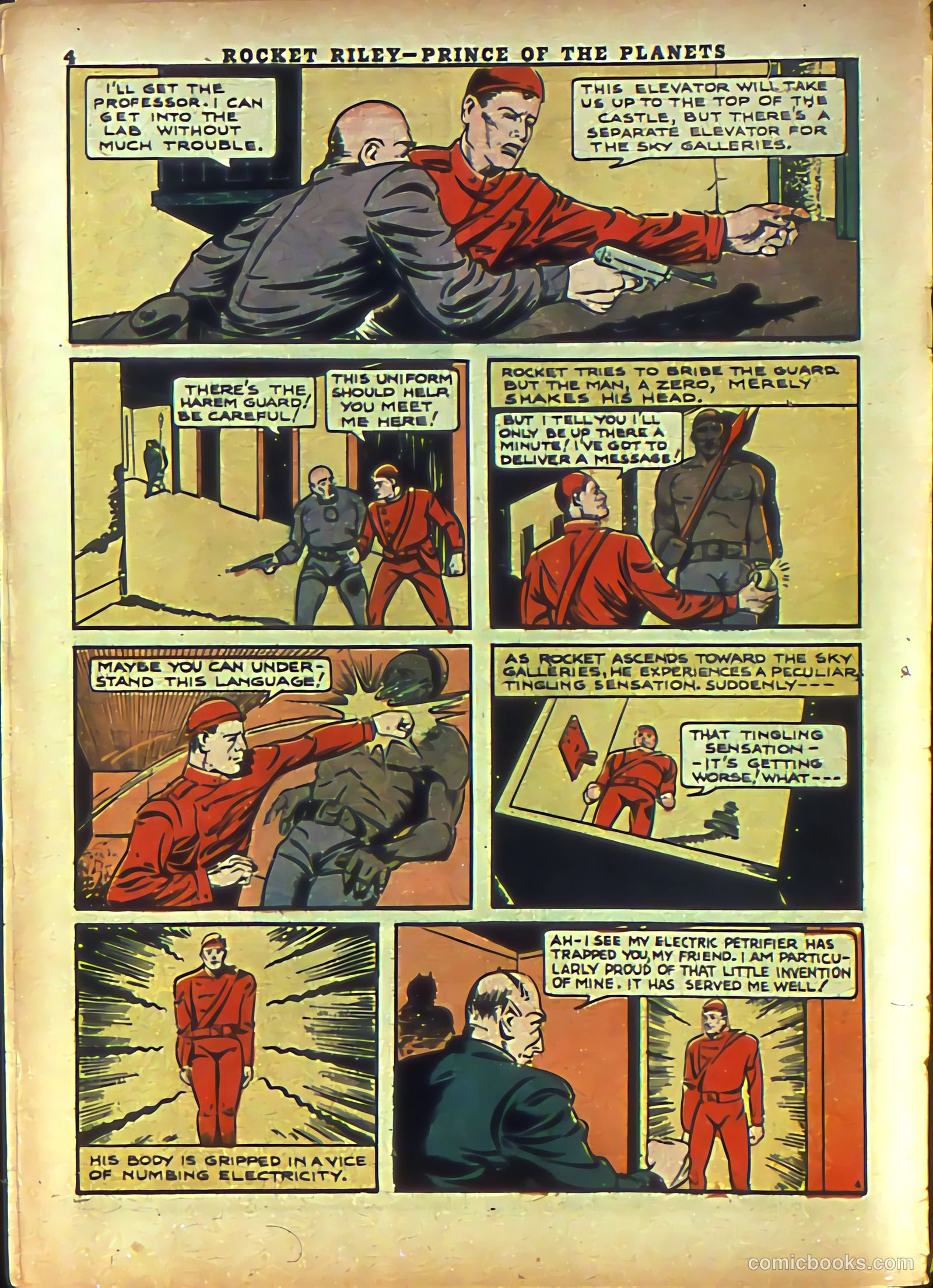 Rocket Comics #3 (1940) — page 6 of 68