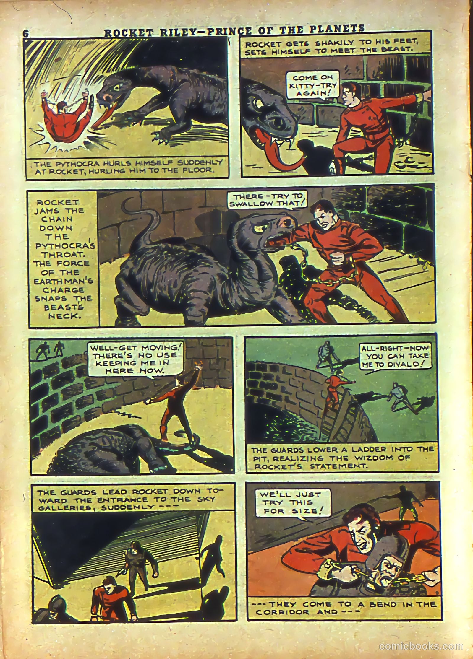 Rocket Comics #3 (1940) — page 8 of 68