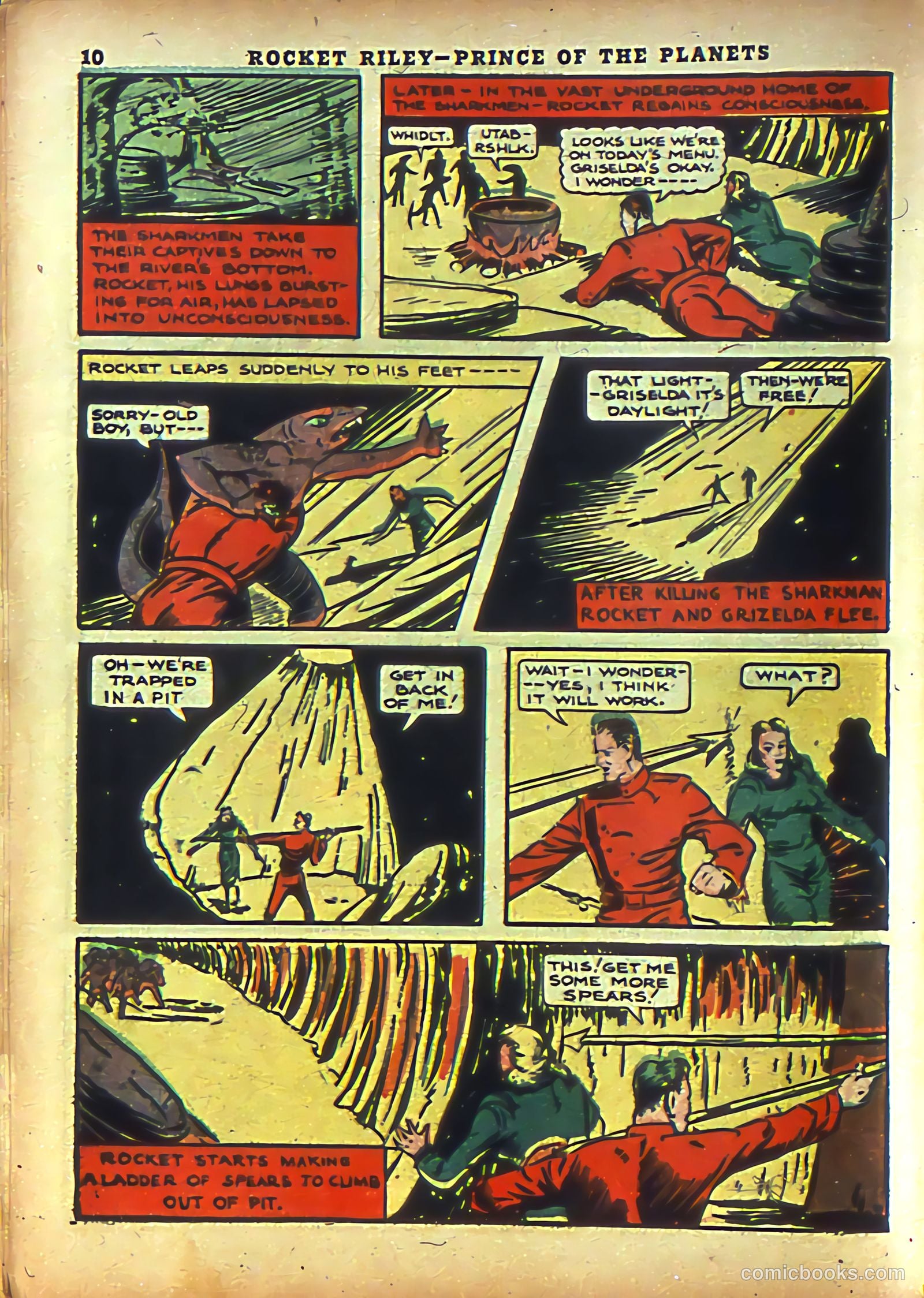 Rocket Comics #3 (1940) — page 12 of 68