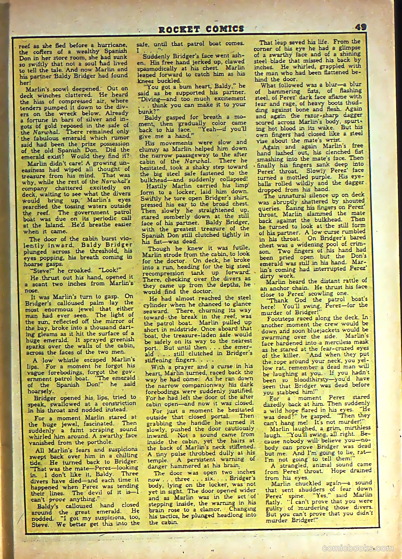 Rocket Comics #3 (1940) — page 51 of 68