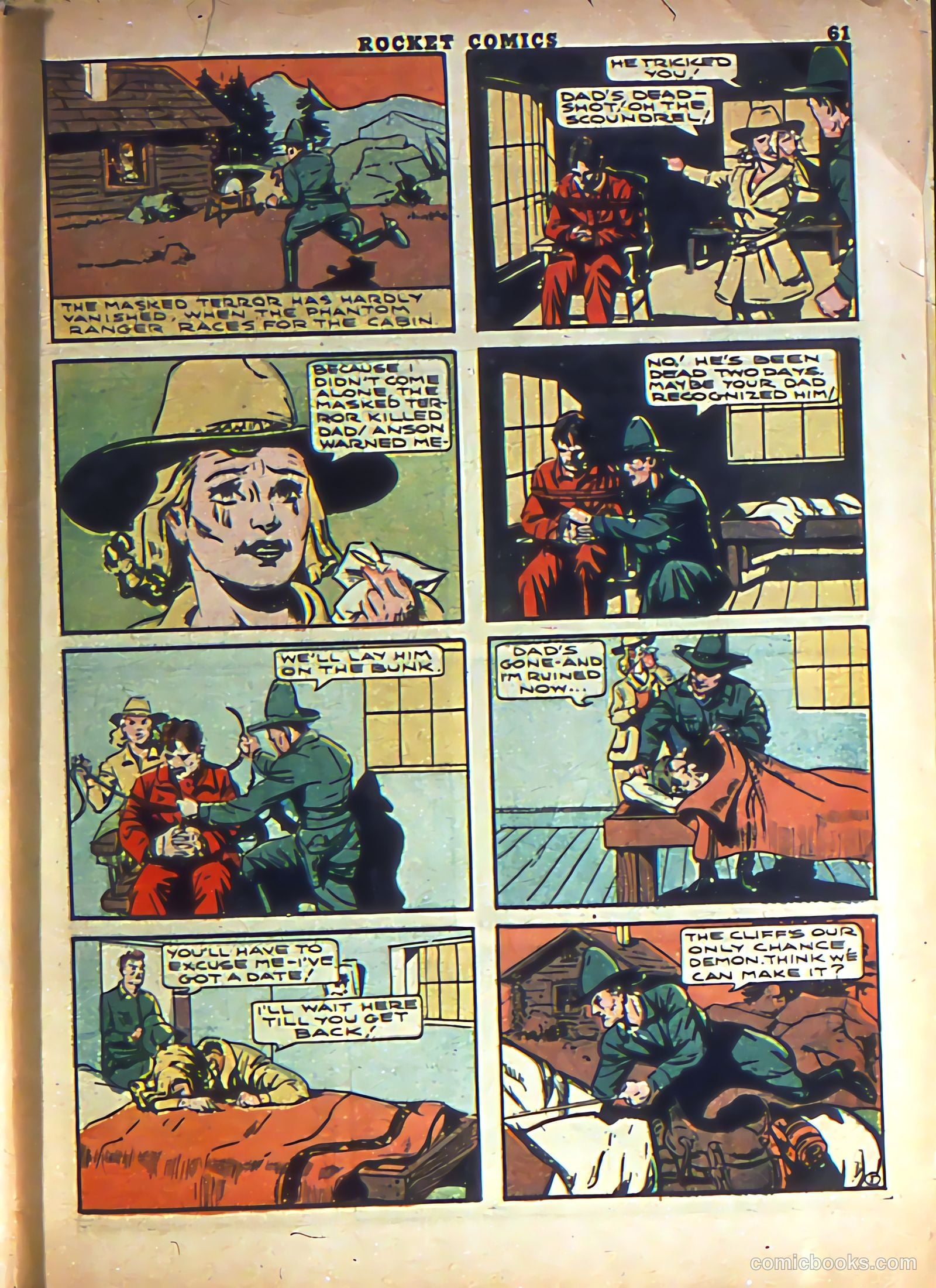 Rocket Comics #3 (1940) — page 63 of 68