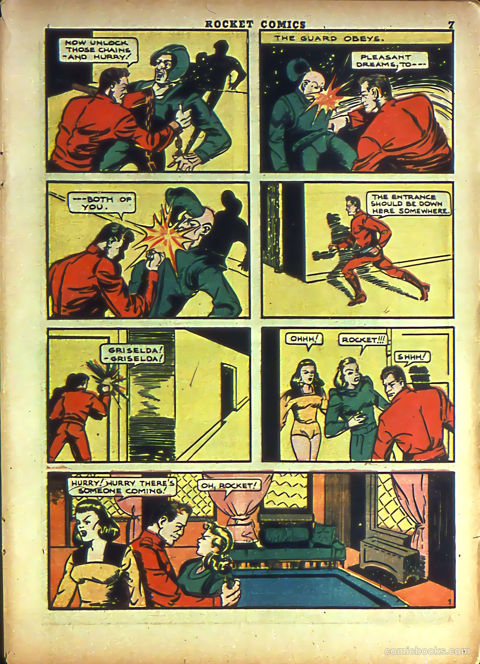 Rocket Comics #3 (1945) — page 9 of 68