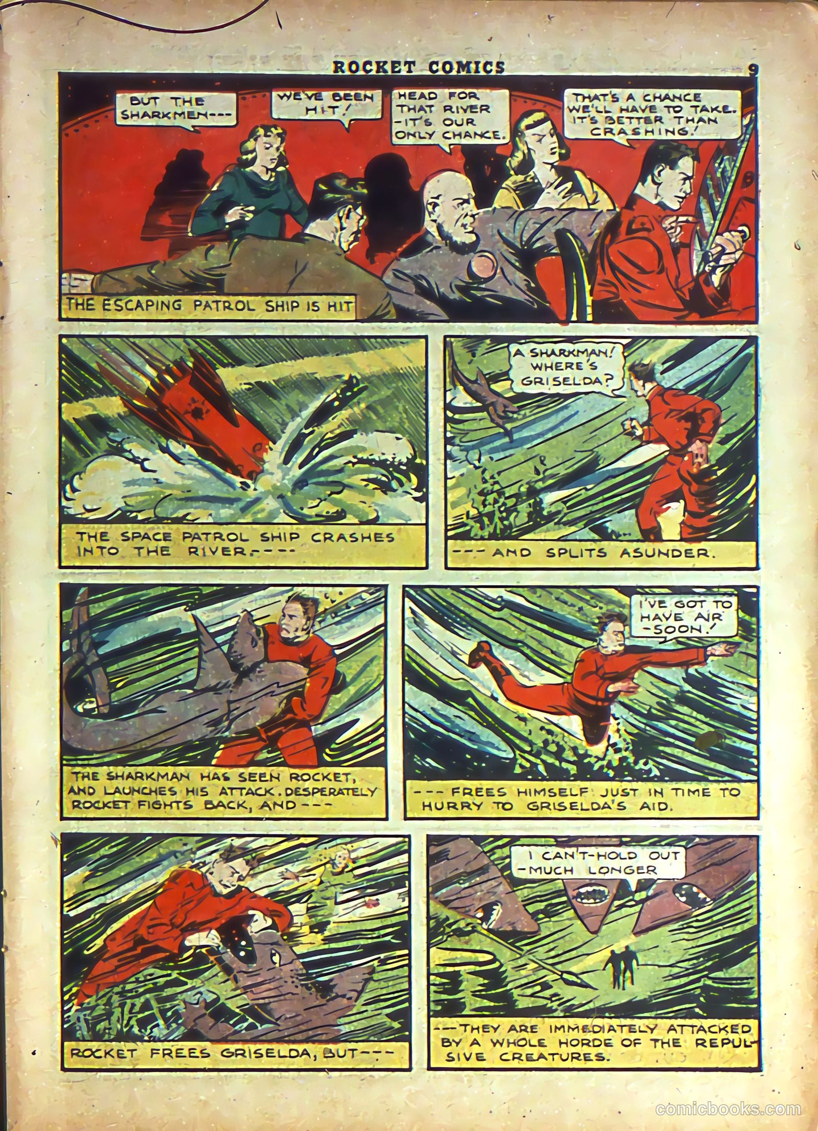 Rocket Comics #3 (1945) — page 11 of 68