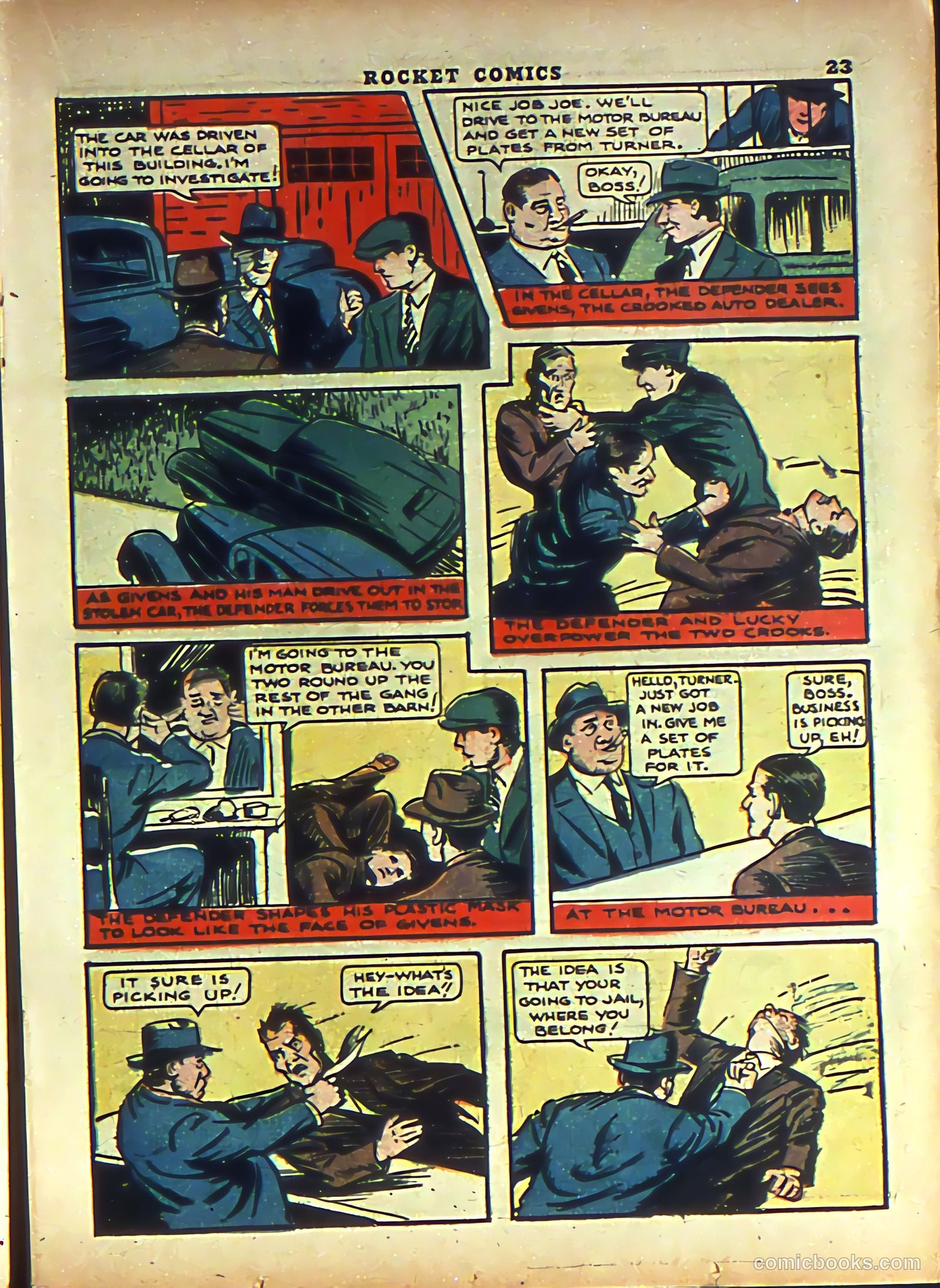 Rocket Comics #3 (1945) — page 25 of 68