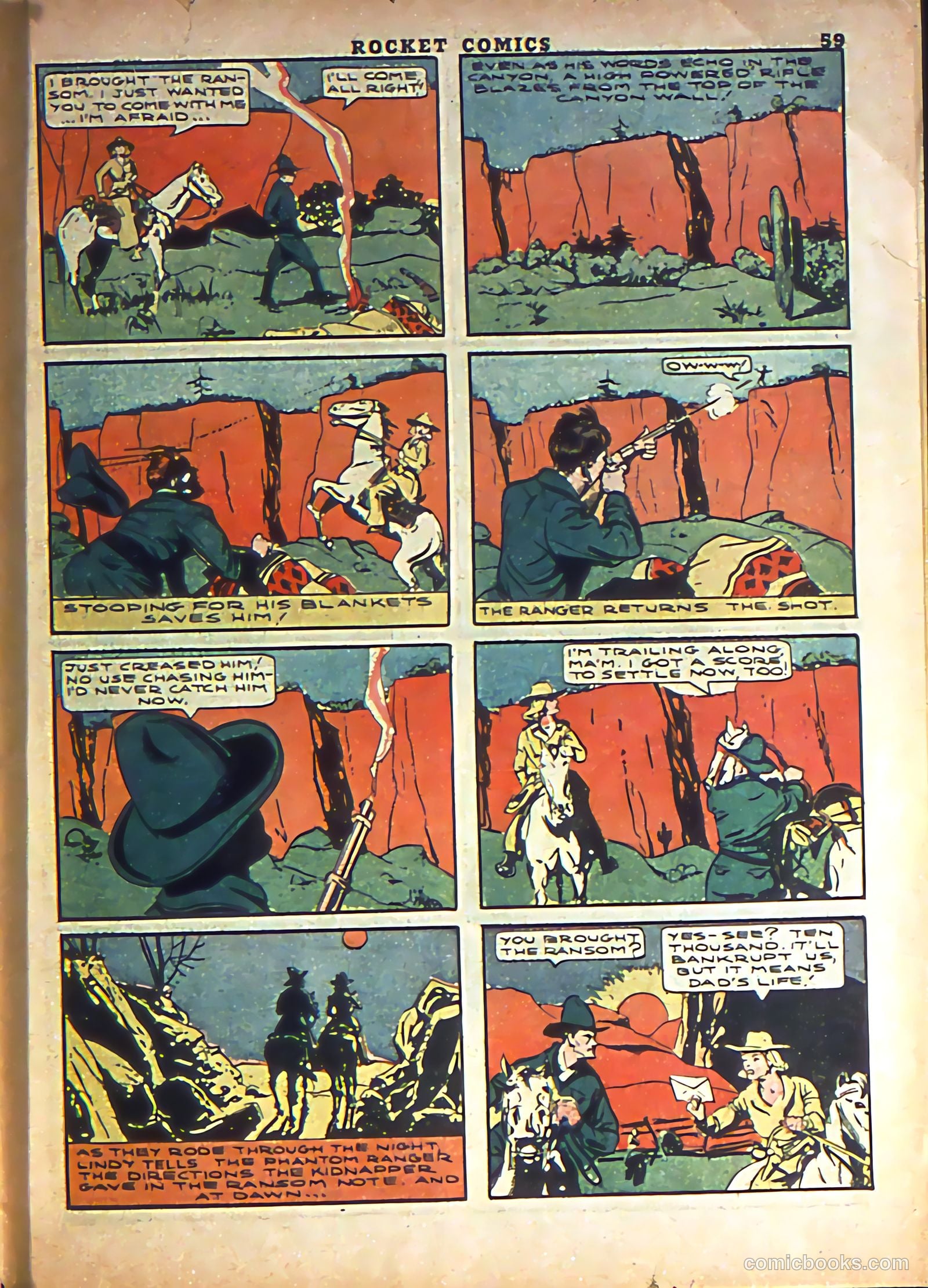 Rocket Comics #3 (1945) — page 61 of 68