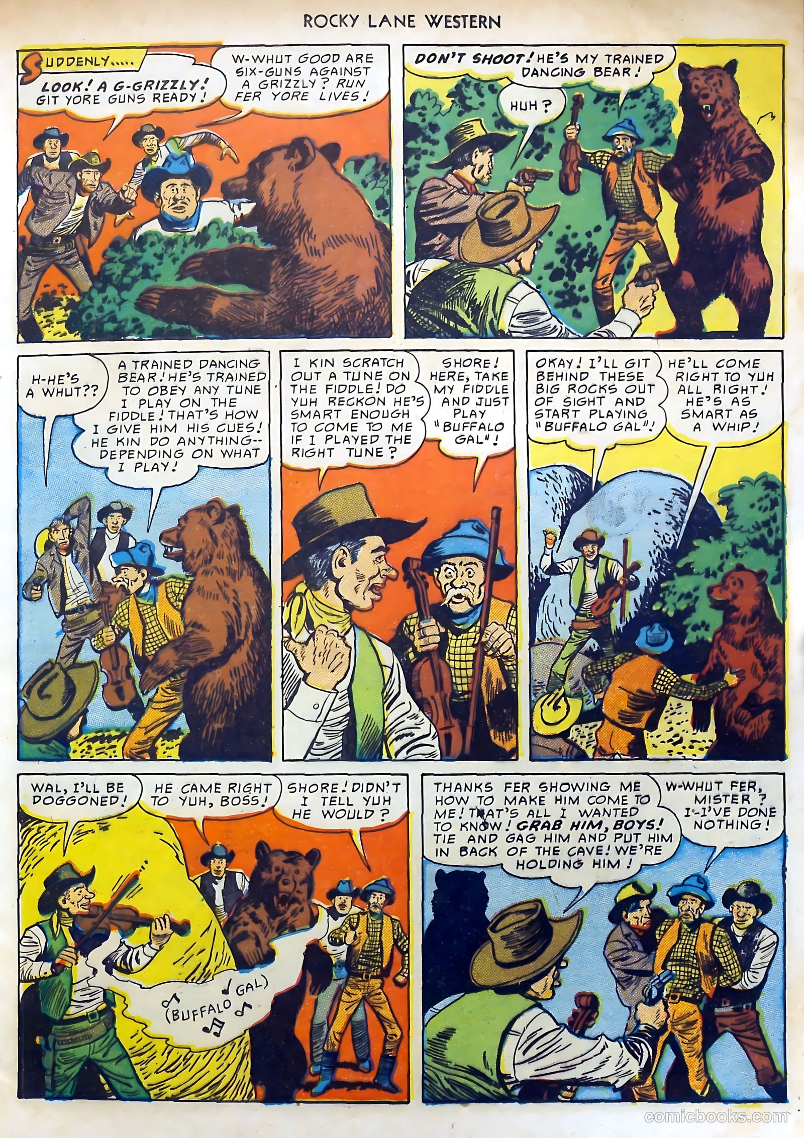 Rocky Lane #15 (1950) — page 5 of 52